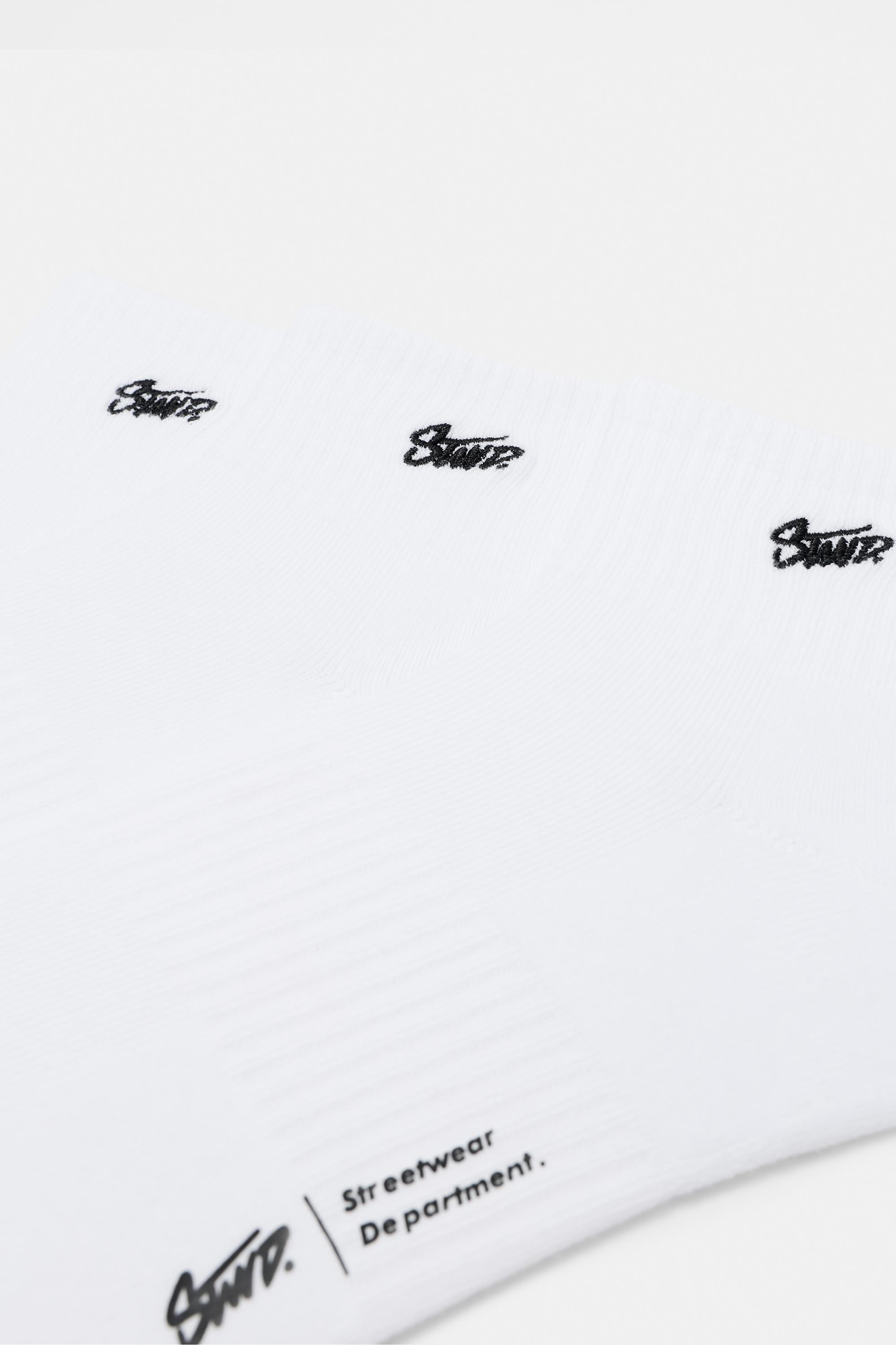Pack of 3 pairs of STWD socks — White