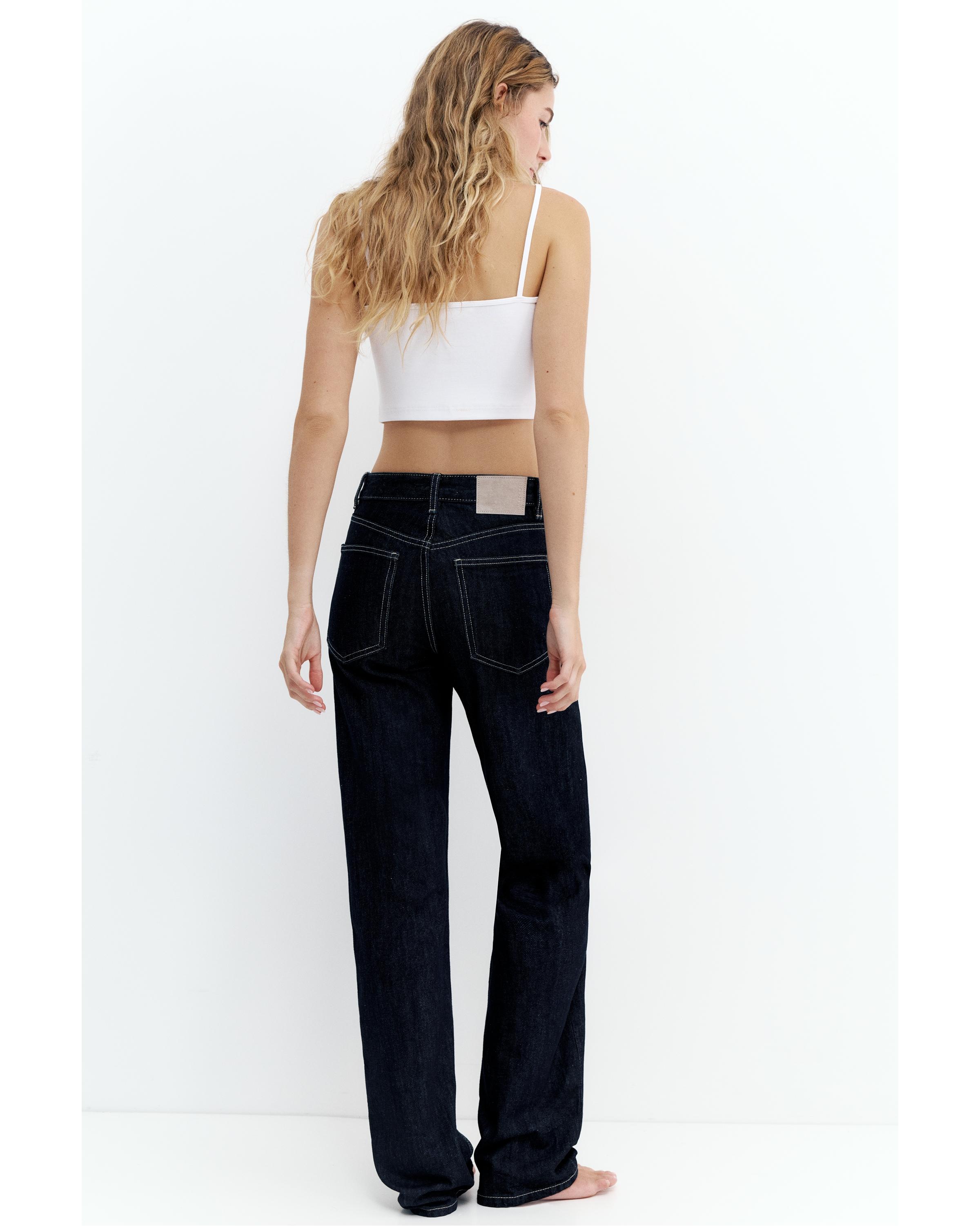 Orta bel straight fit jean - Görsel 206