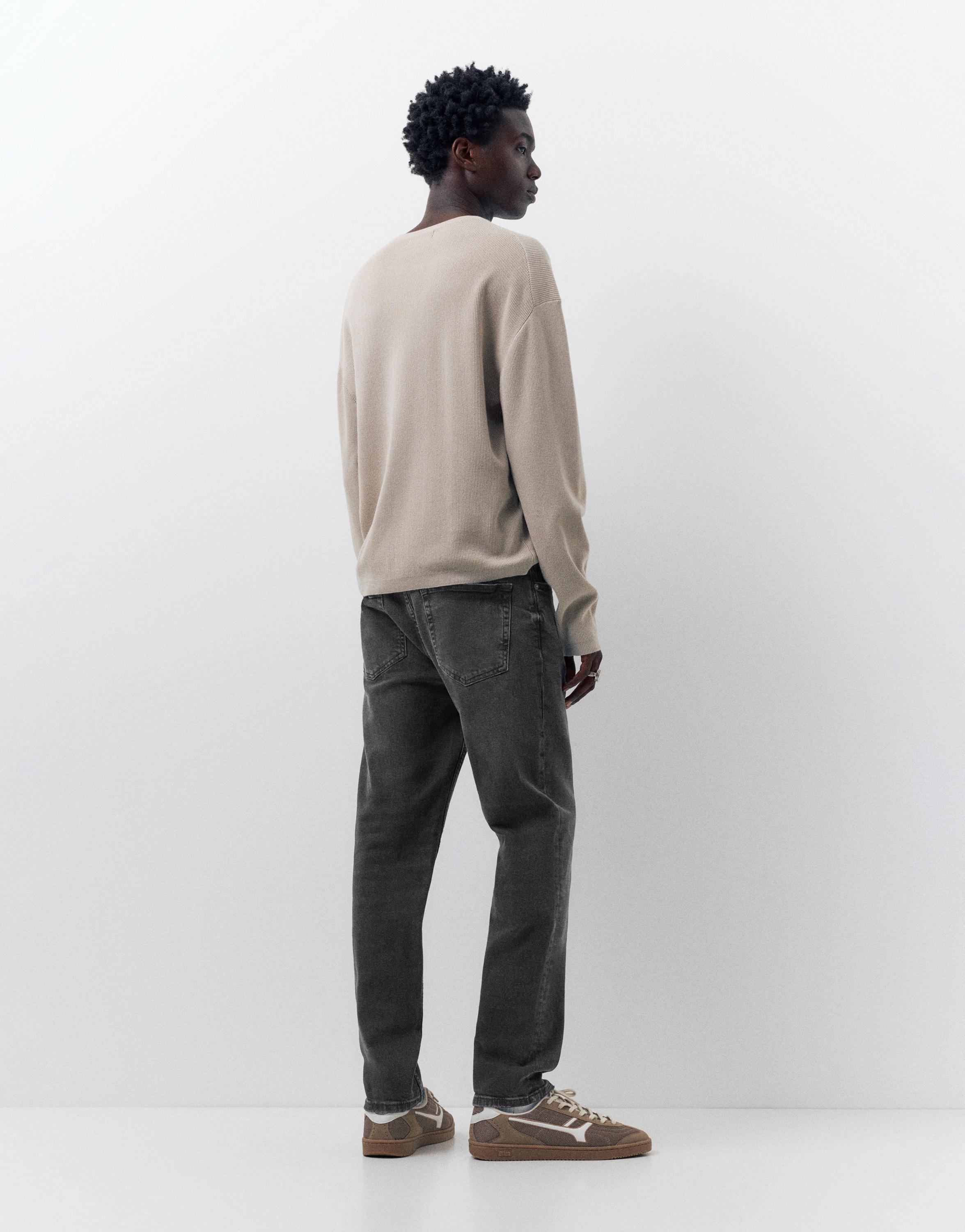 Slim fit jeans — Faded black