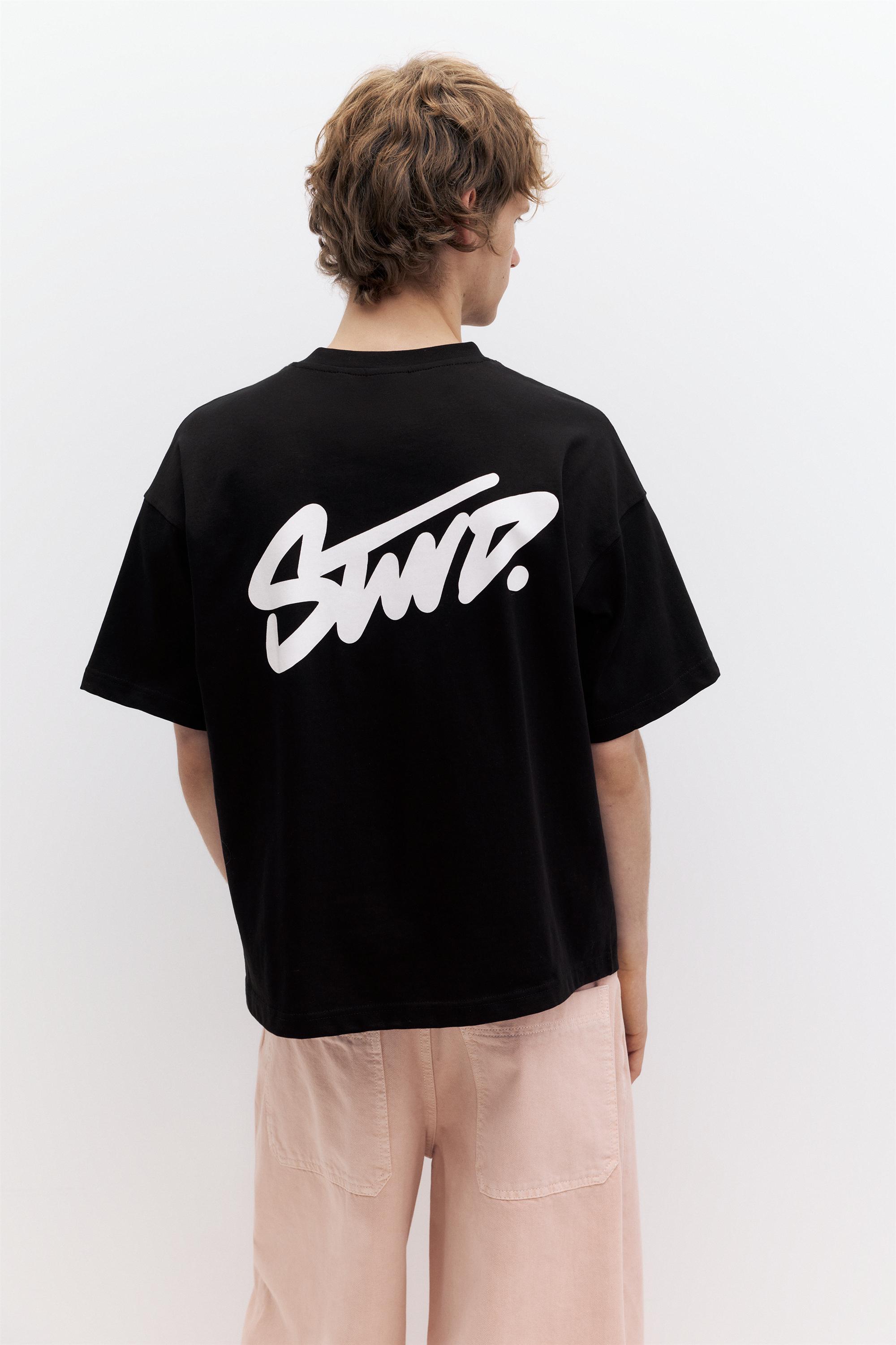 STWD logolu salaş t-shirt - Görsel 69