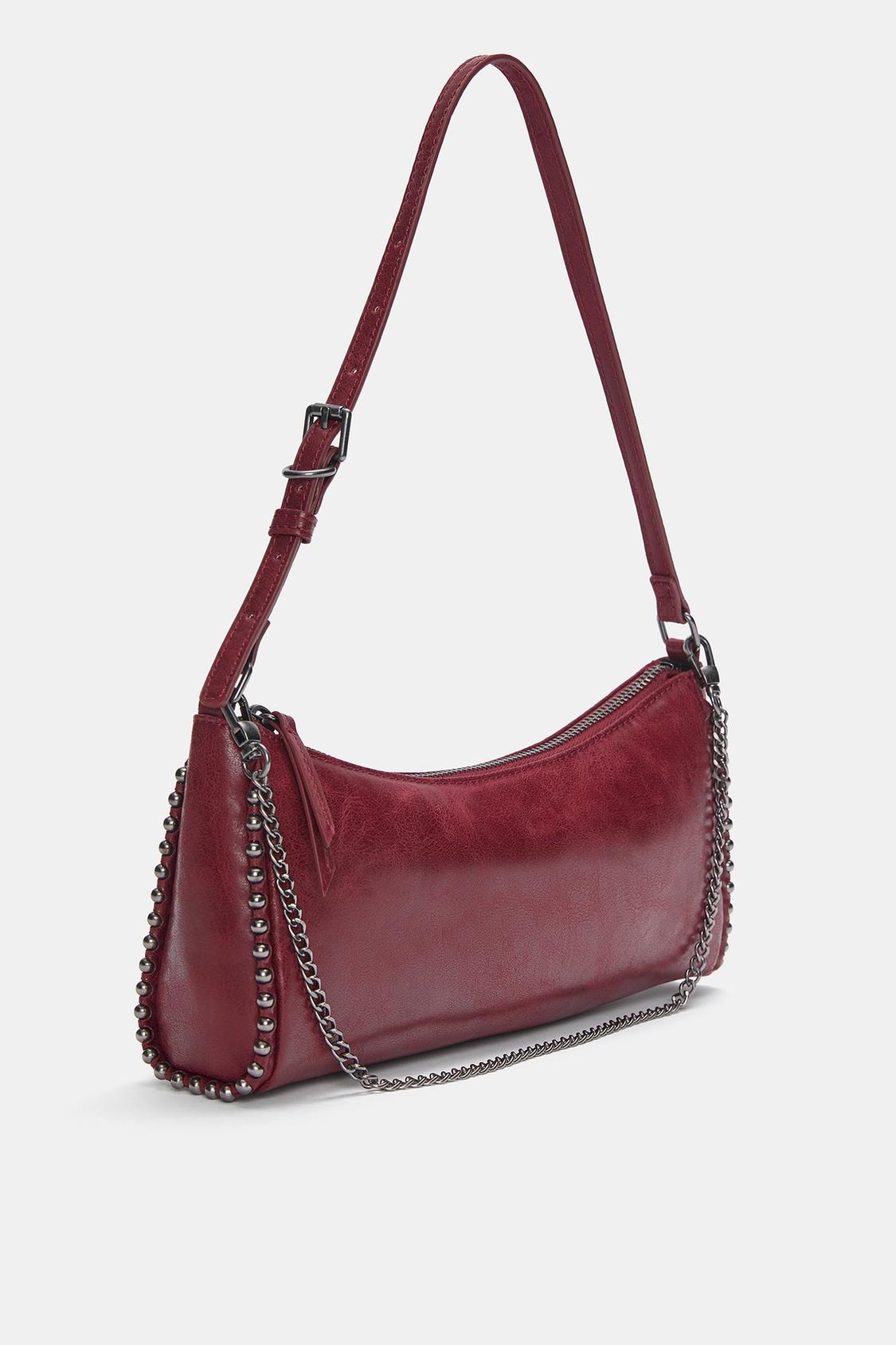 Bolso Bandolera Pull And Bear Bolsos Rafia Shoulder Bag Bolso Rojo
