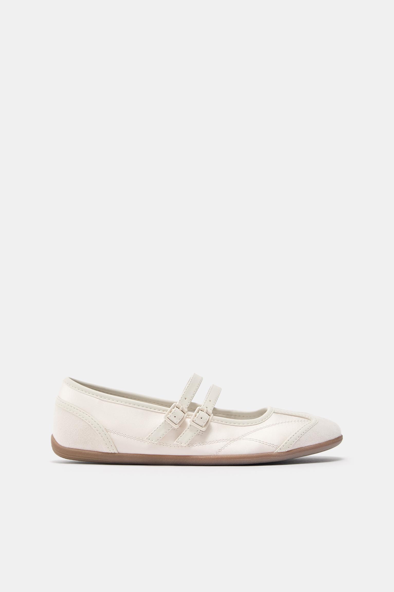 Sports ballet flats — Ecru