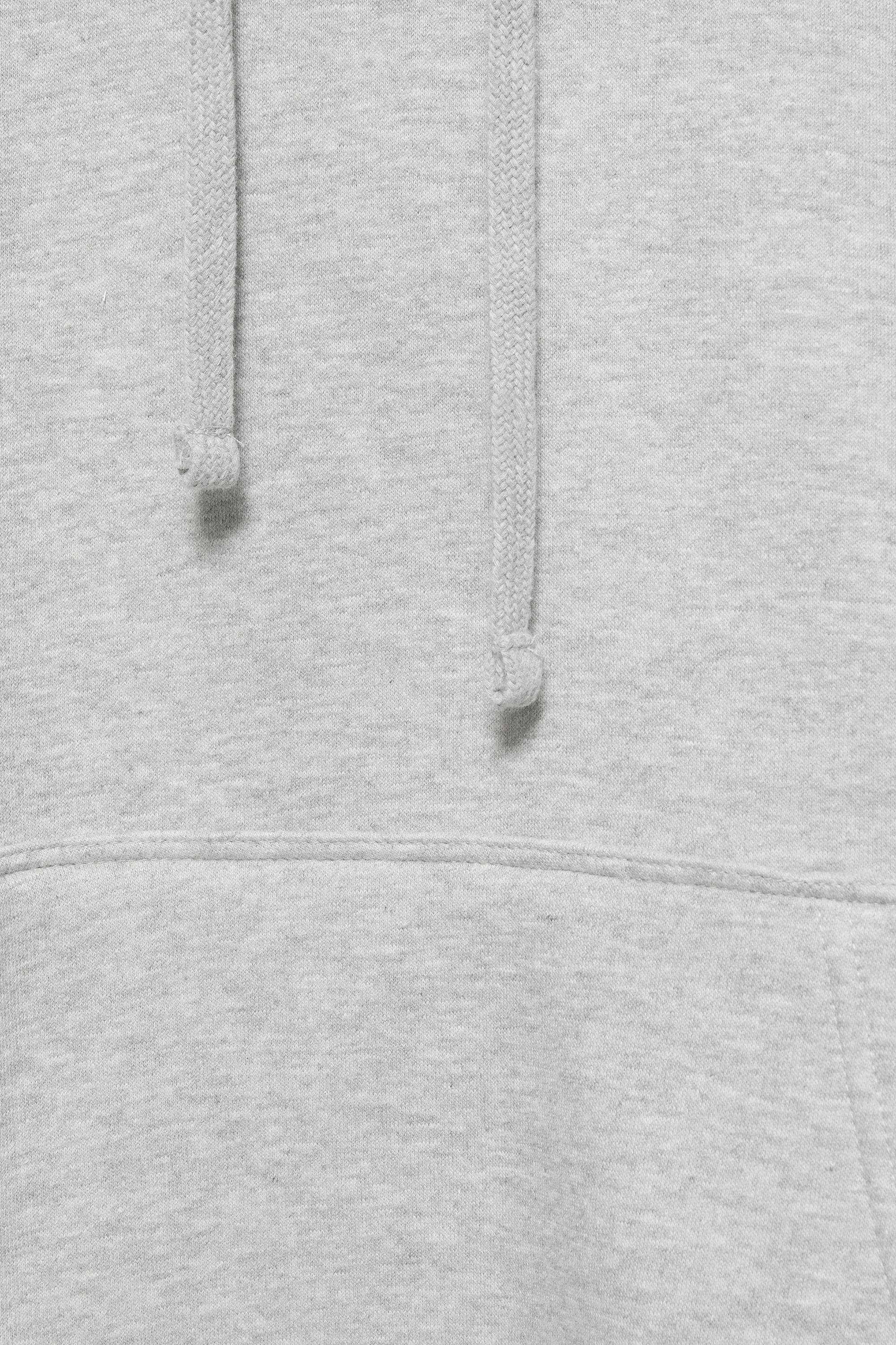 Basic hoodie — Grey marl