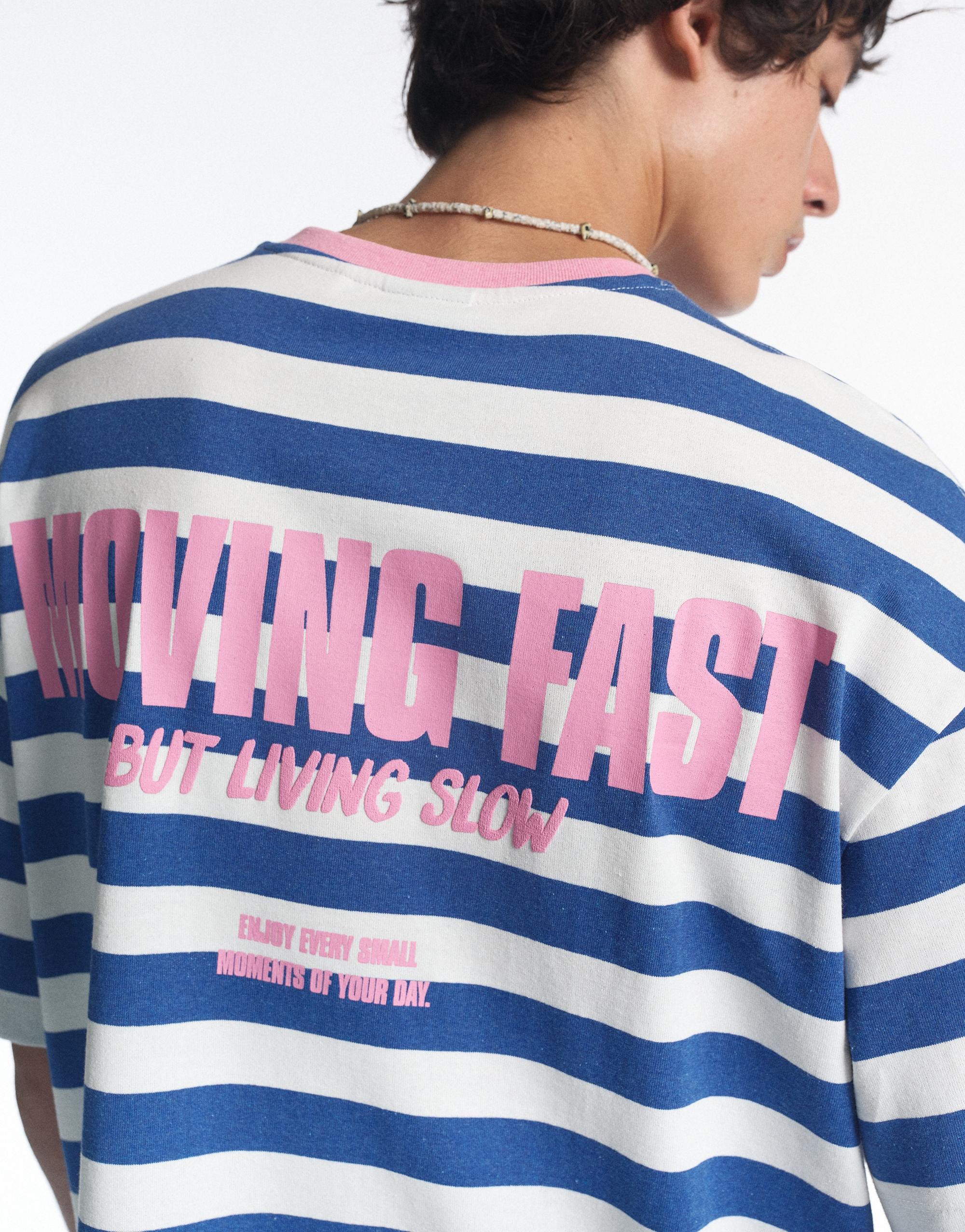 STWD striped T-shirt — Navy