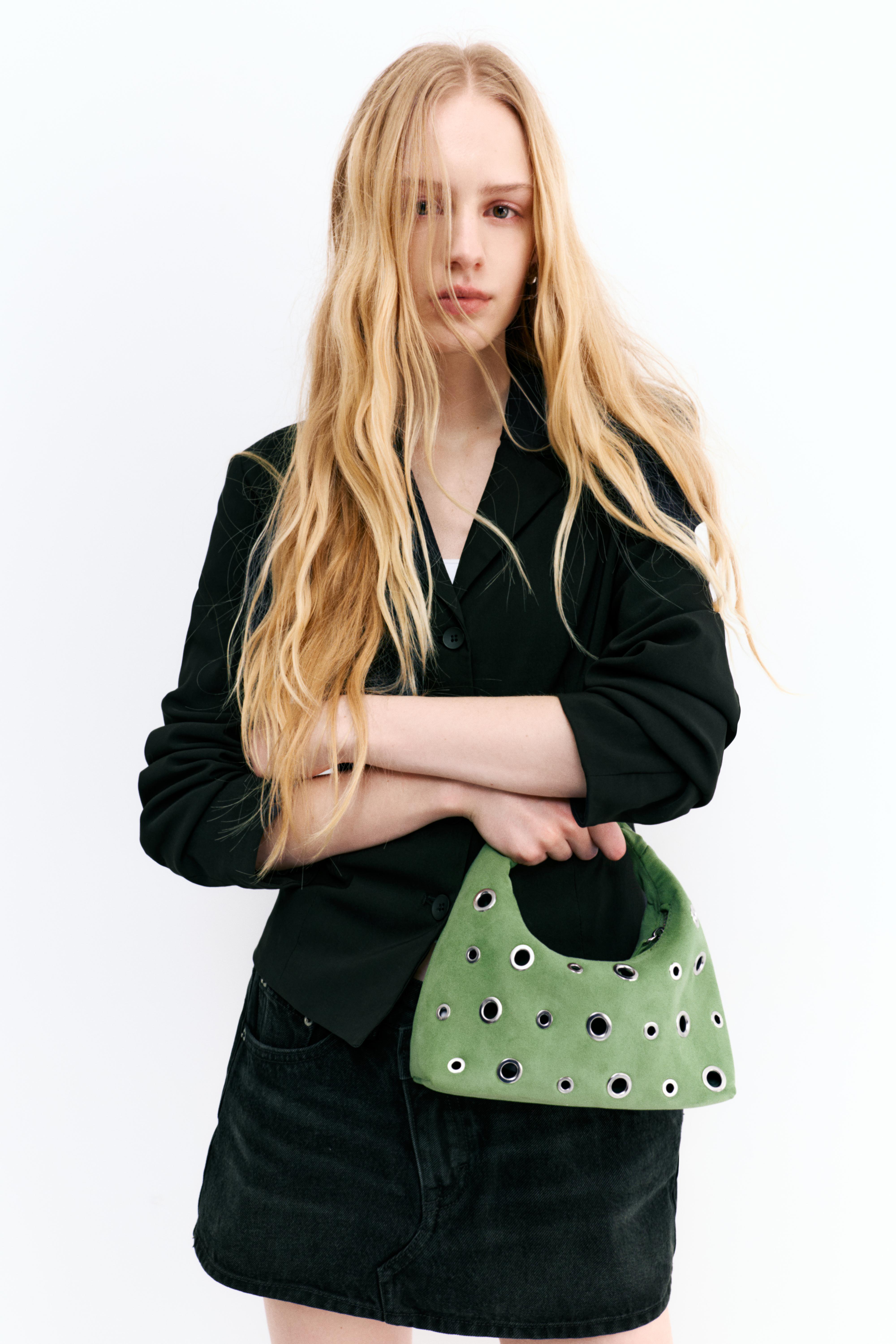 Bolsa De Mão Tachas