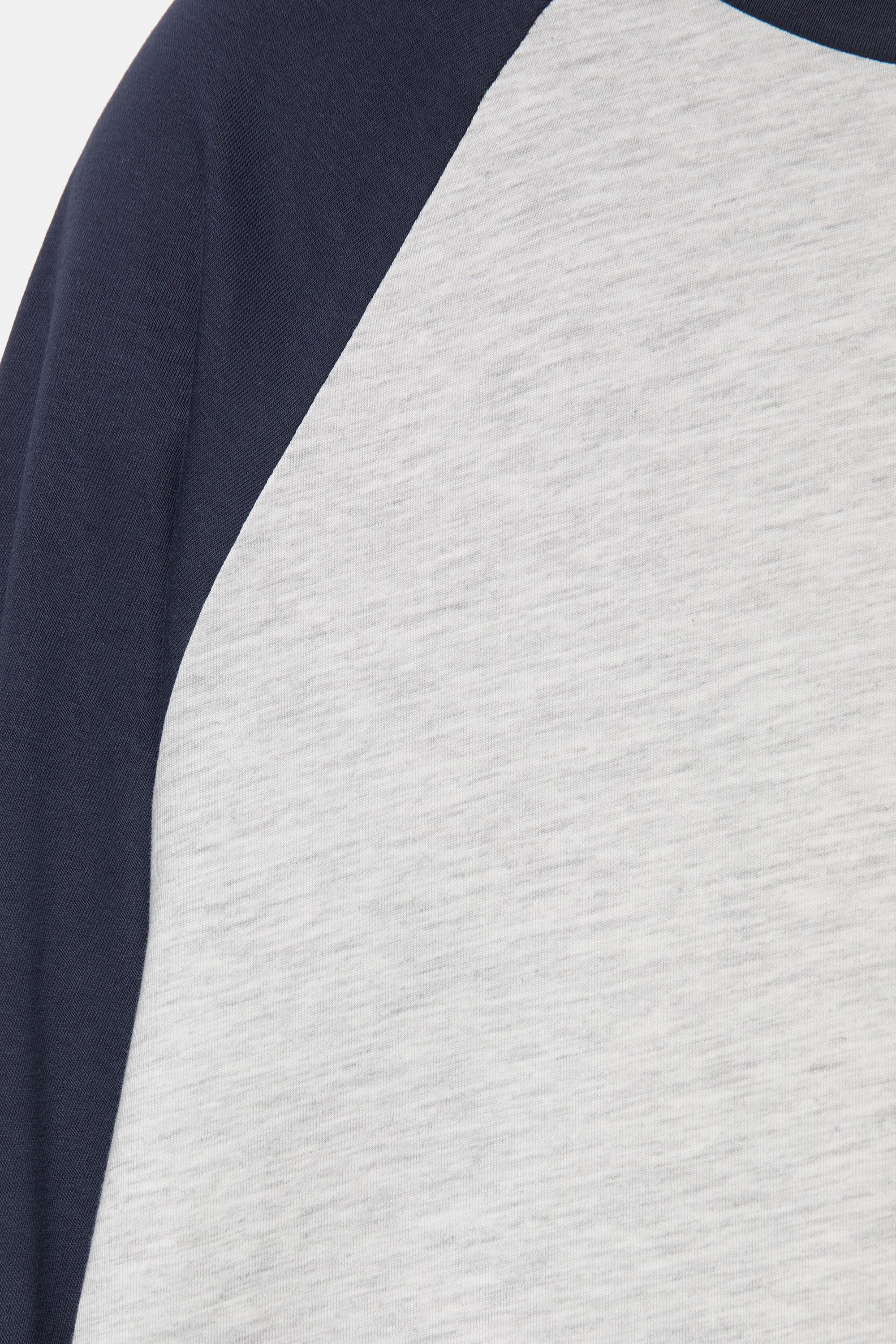Pull&Bear Oversize reglan kollu tişört görsel 3