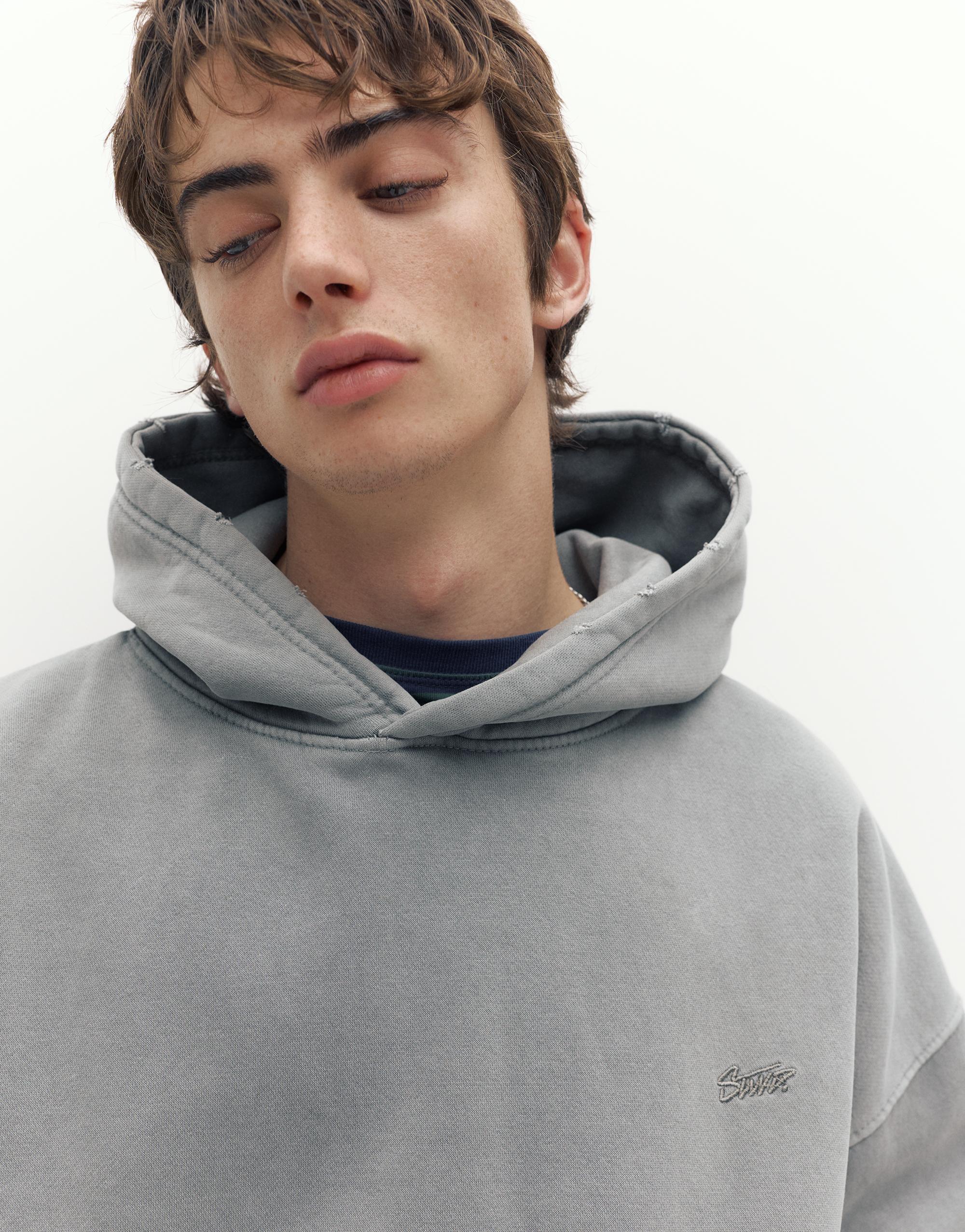 STWD Yıkanmış Kapüşonlu Sweatshirt - Görsel 35