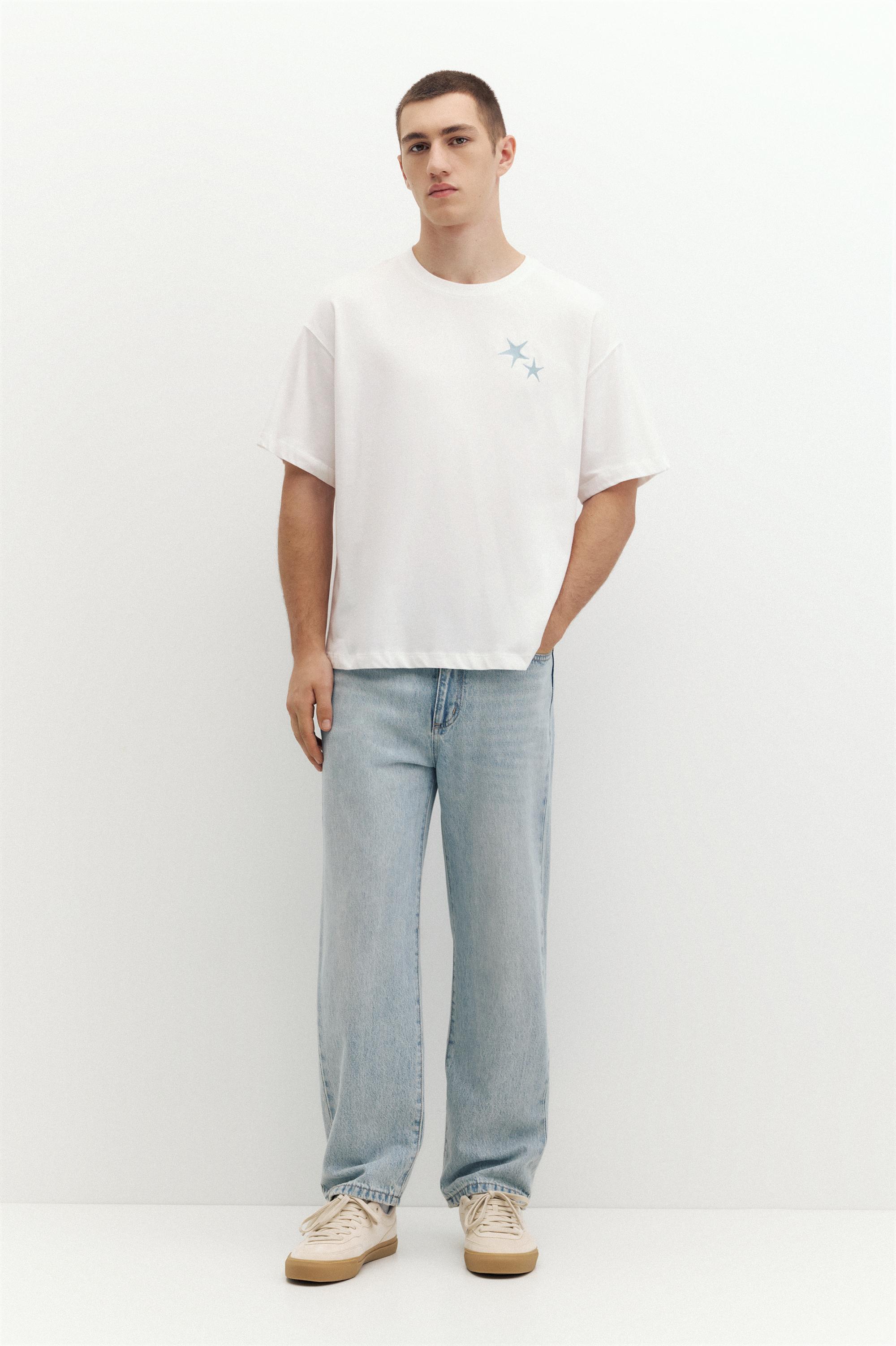 STWD star graphic T-shirt — Off white