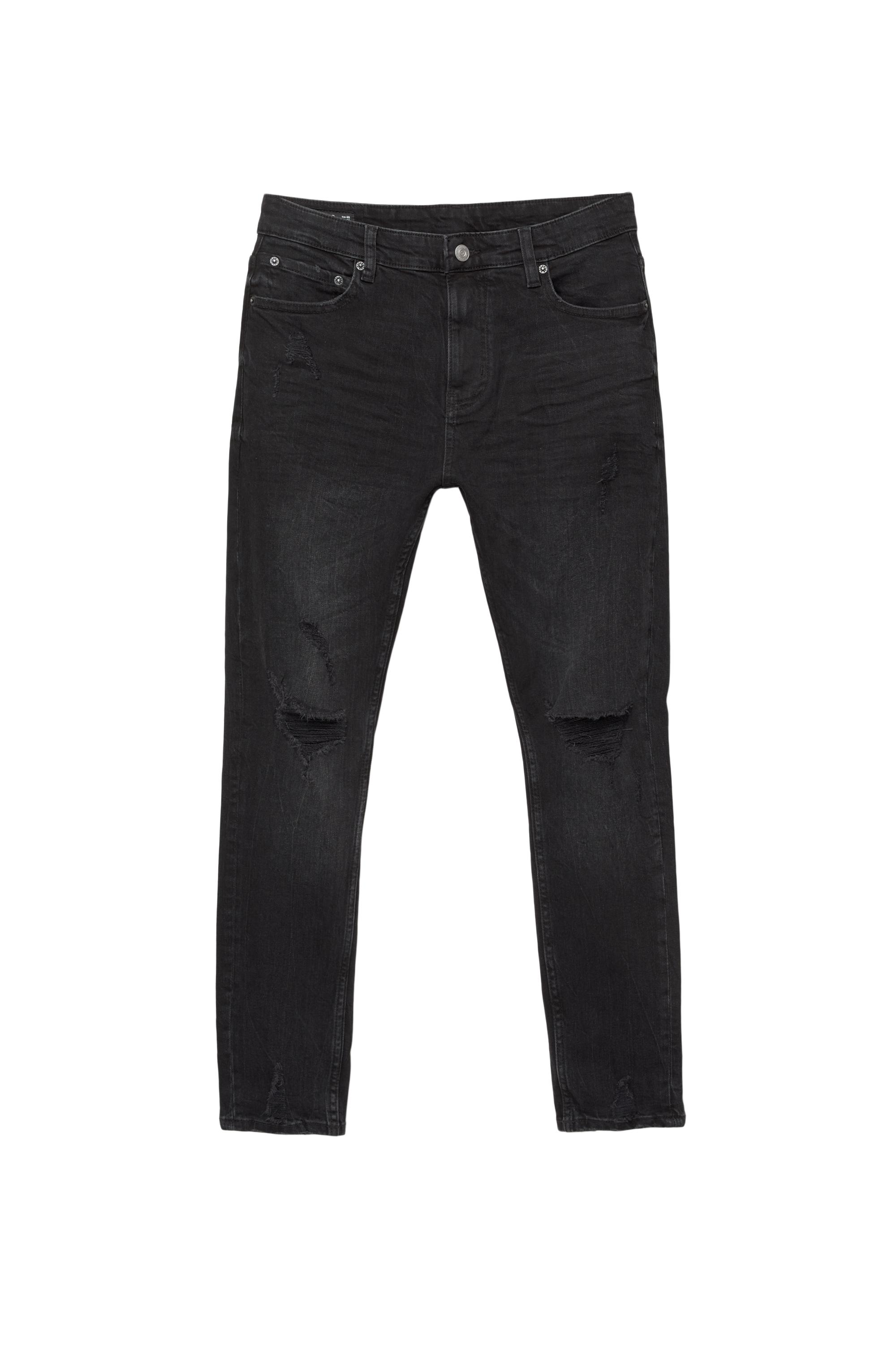 Yırtık skinny jean - Görsel 3