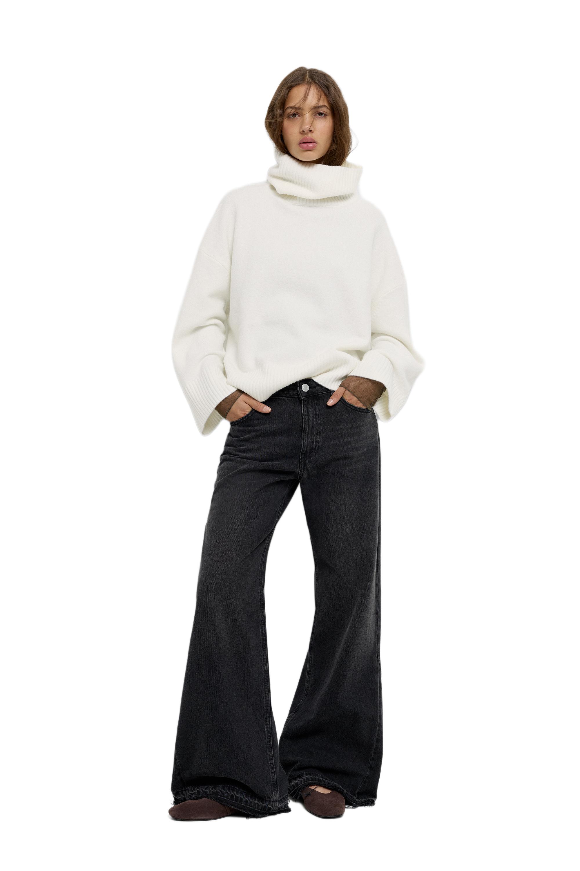 Yumuşak dik yaka kazak - Görsel 60