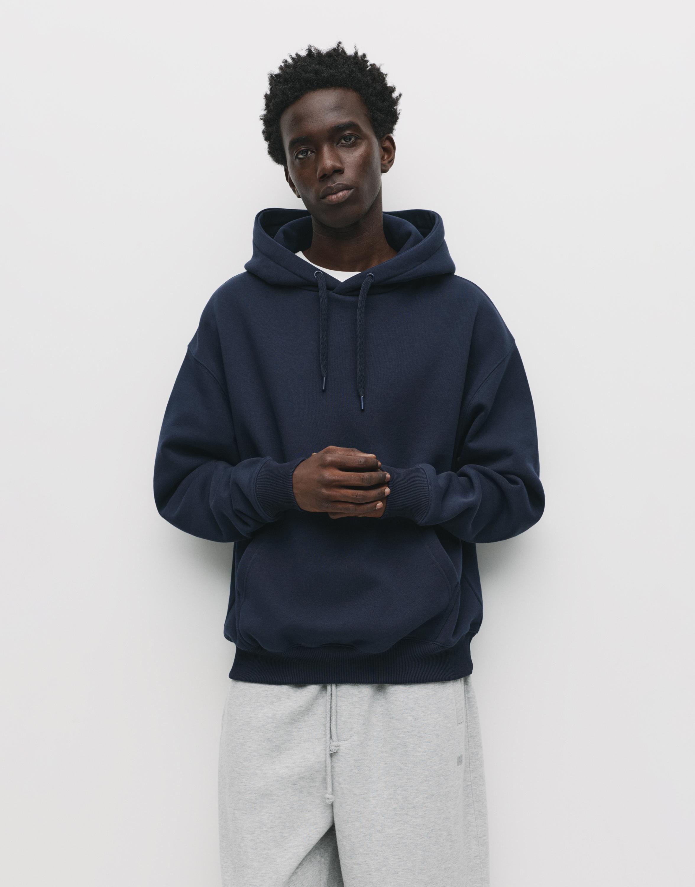 Basic kapüşonlu sweatshirt - Görsel 73