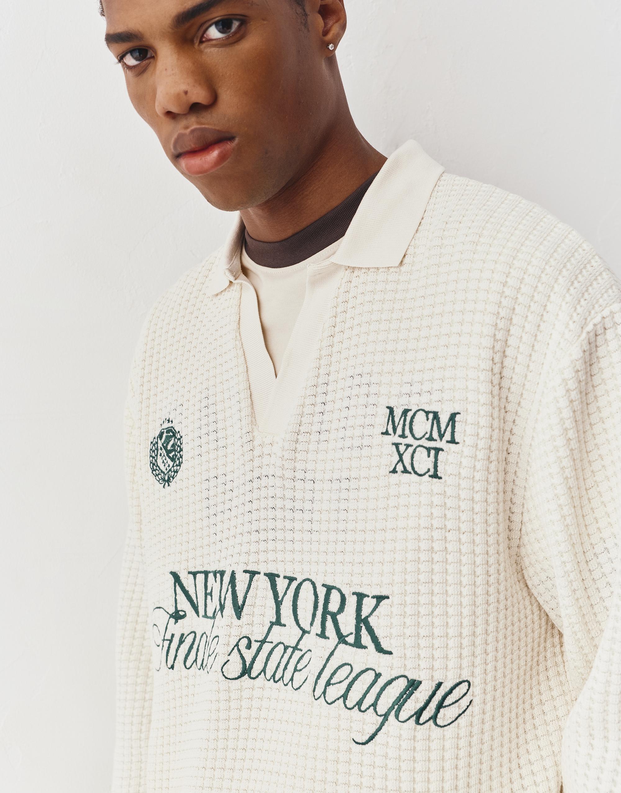 Nakışlı New York Polo - Görsel 13