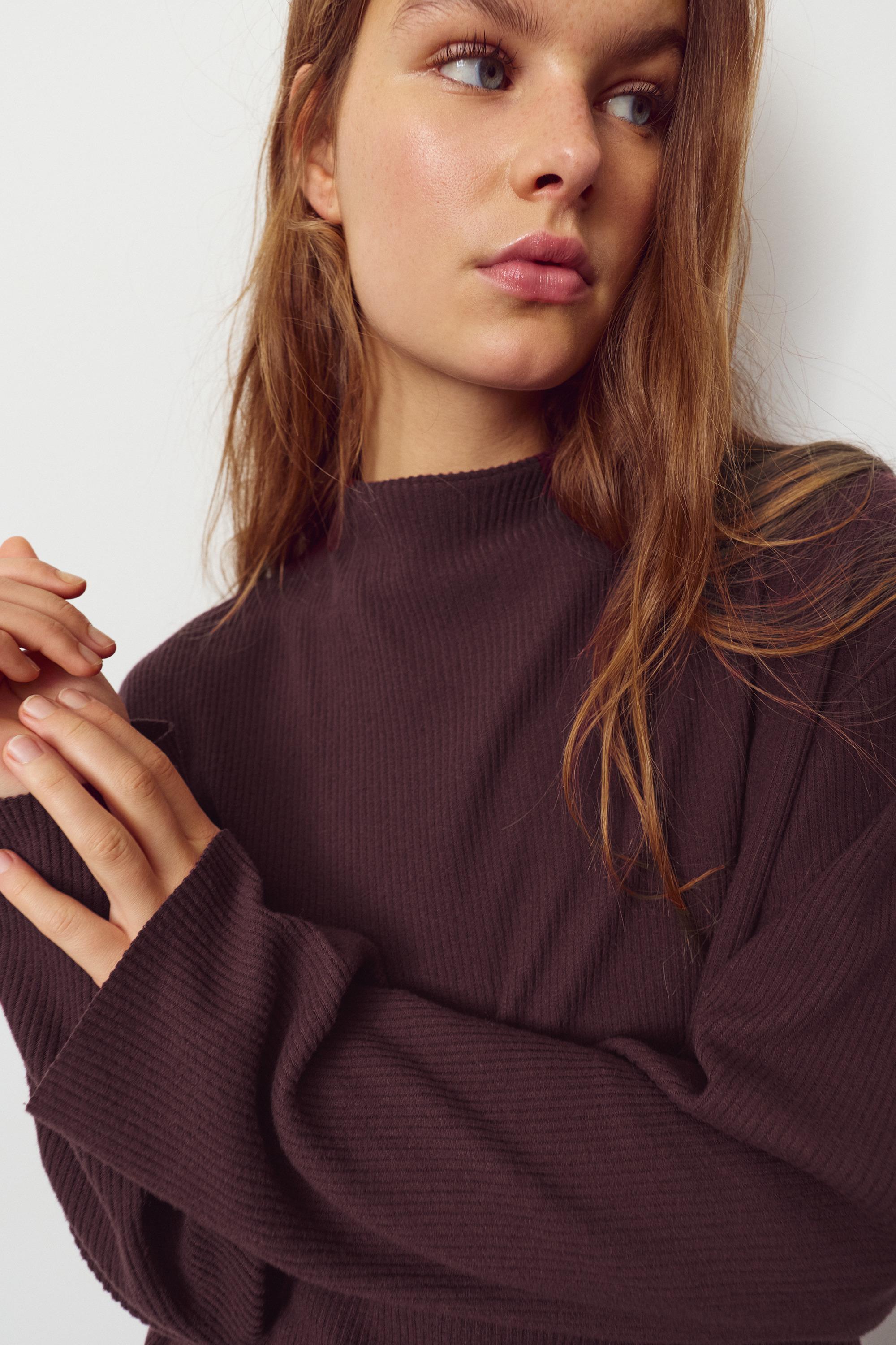 Yumuşak örgü t-shirt - Görsel 29