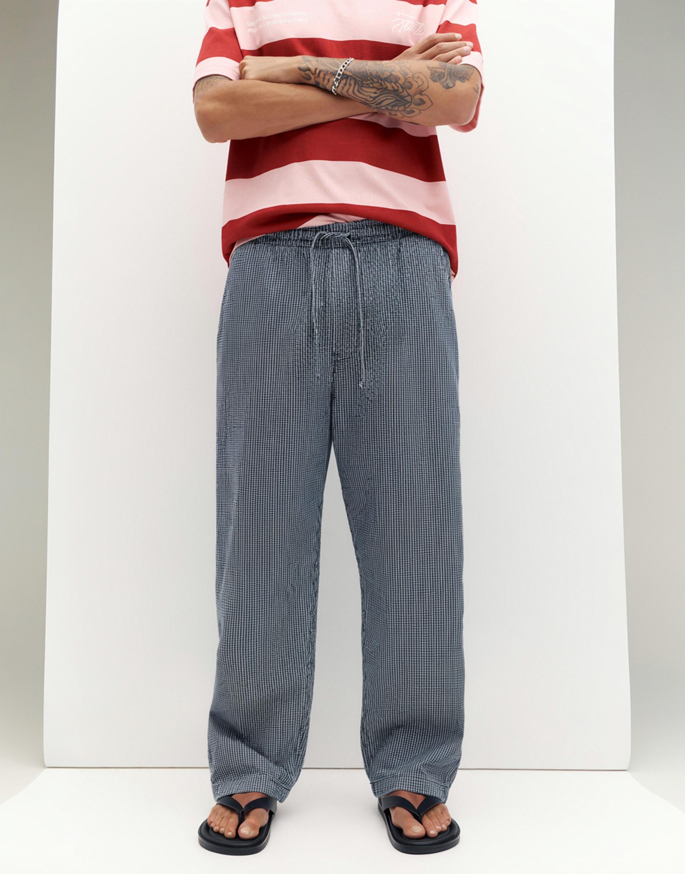 Denim joggers — Blue