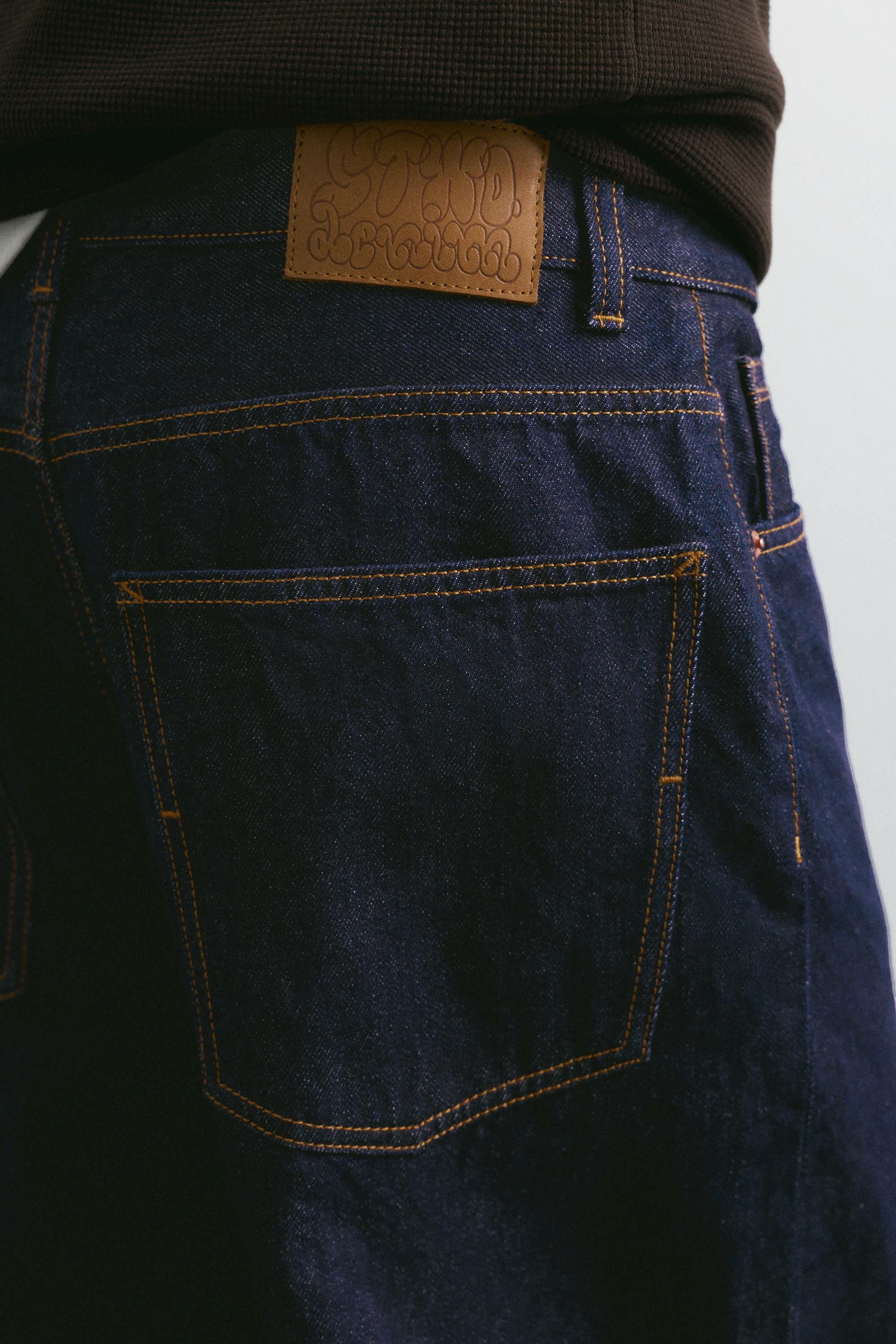 Relaxed baggy jeans — Navy