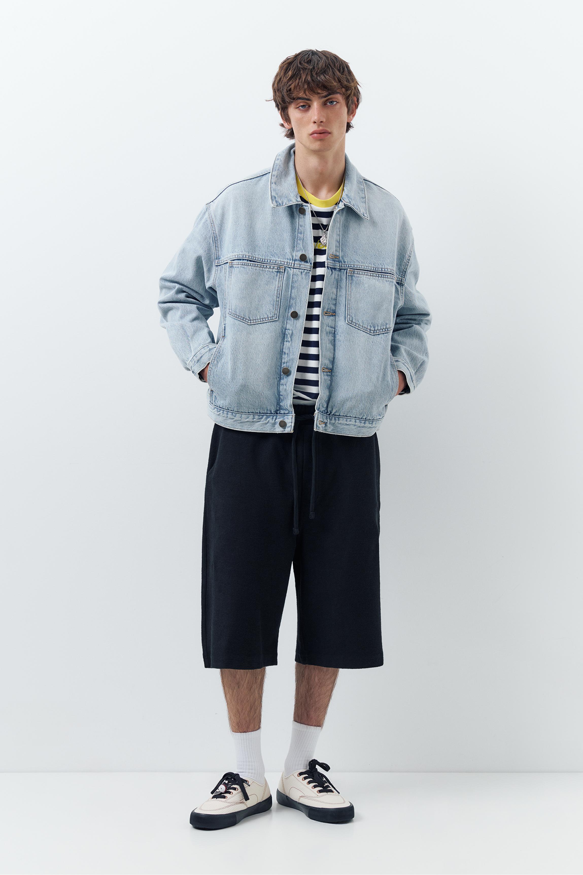 STWD skater jogger Bermuda shorts — Black