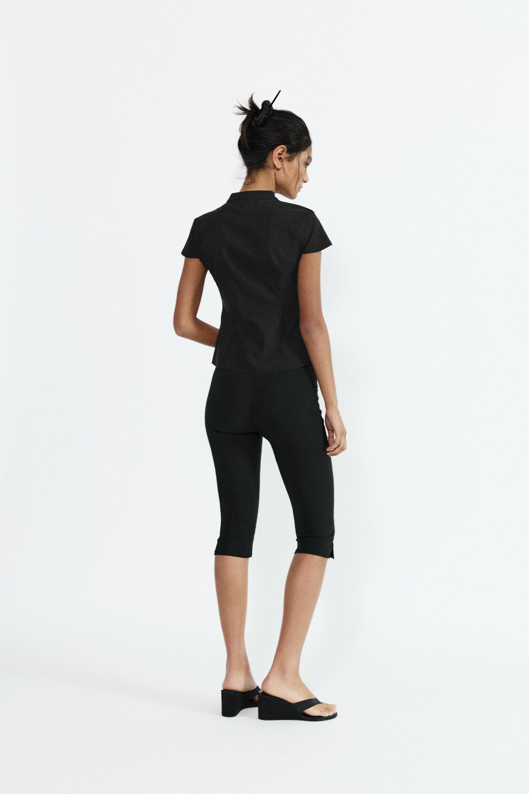 Knot detail top — Black