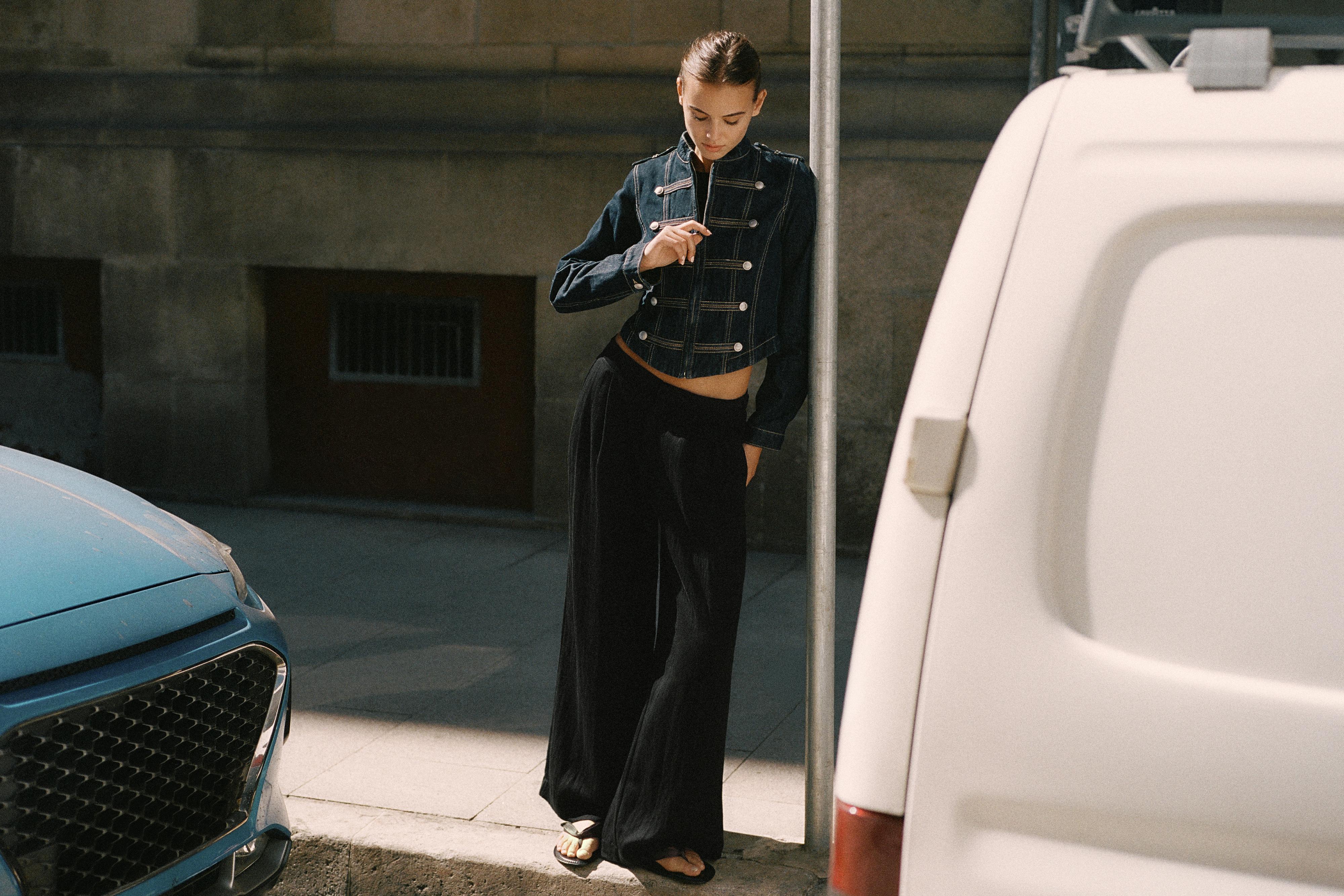 Darted smart trousers — Black