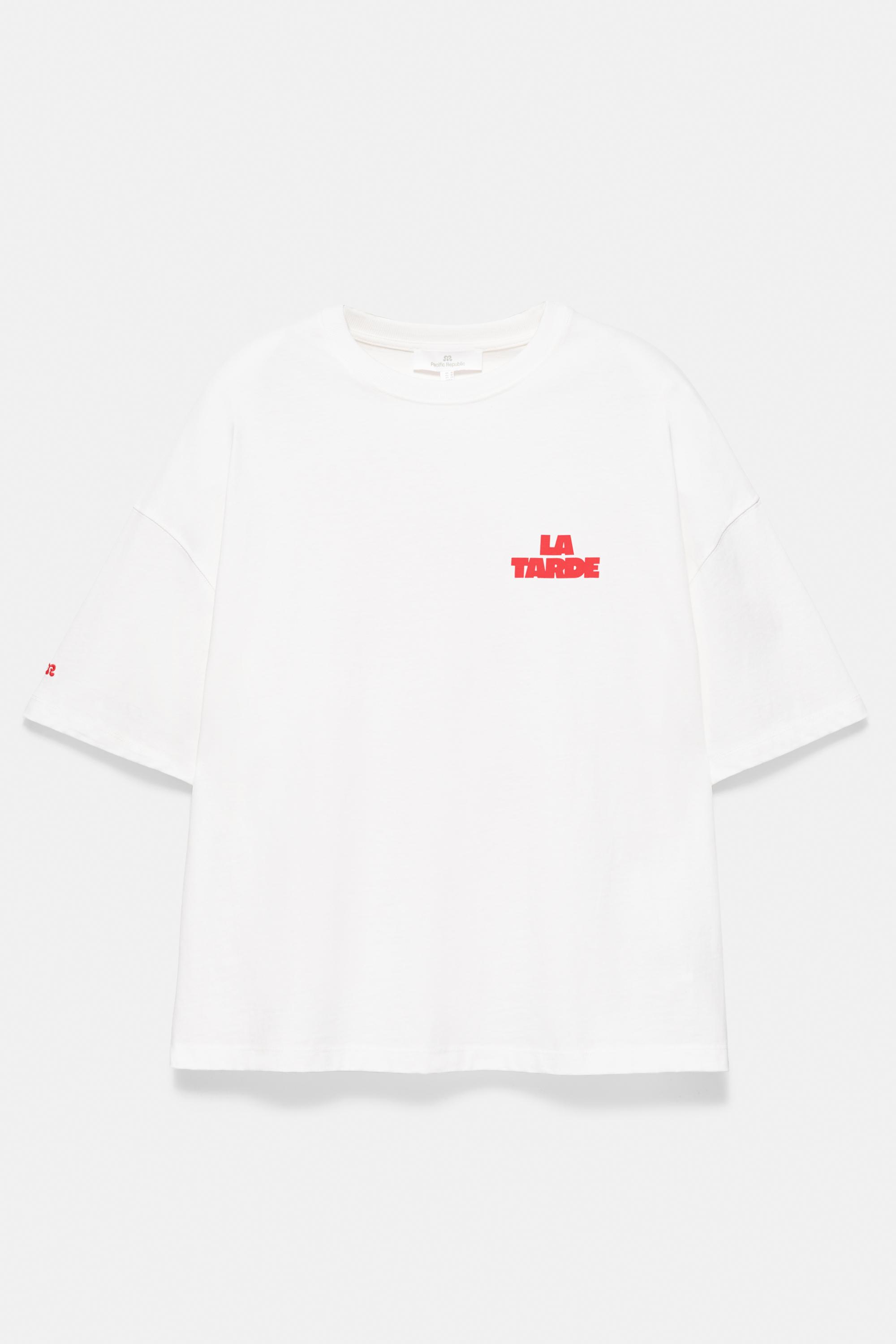 La Tarde graphic T-shirt — White