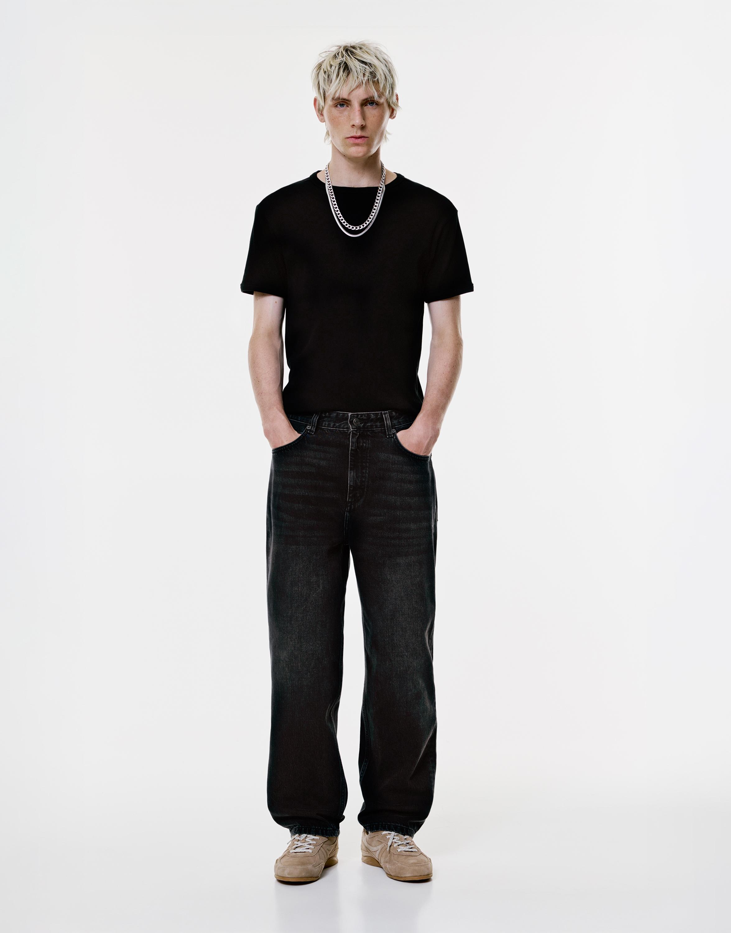 Baggy jeans — Faded black