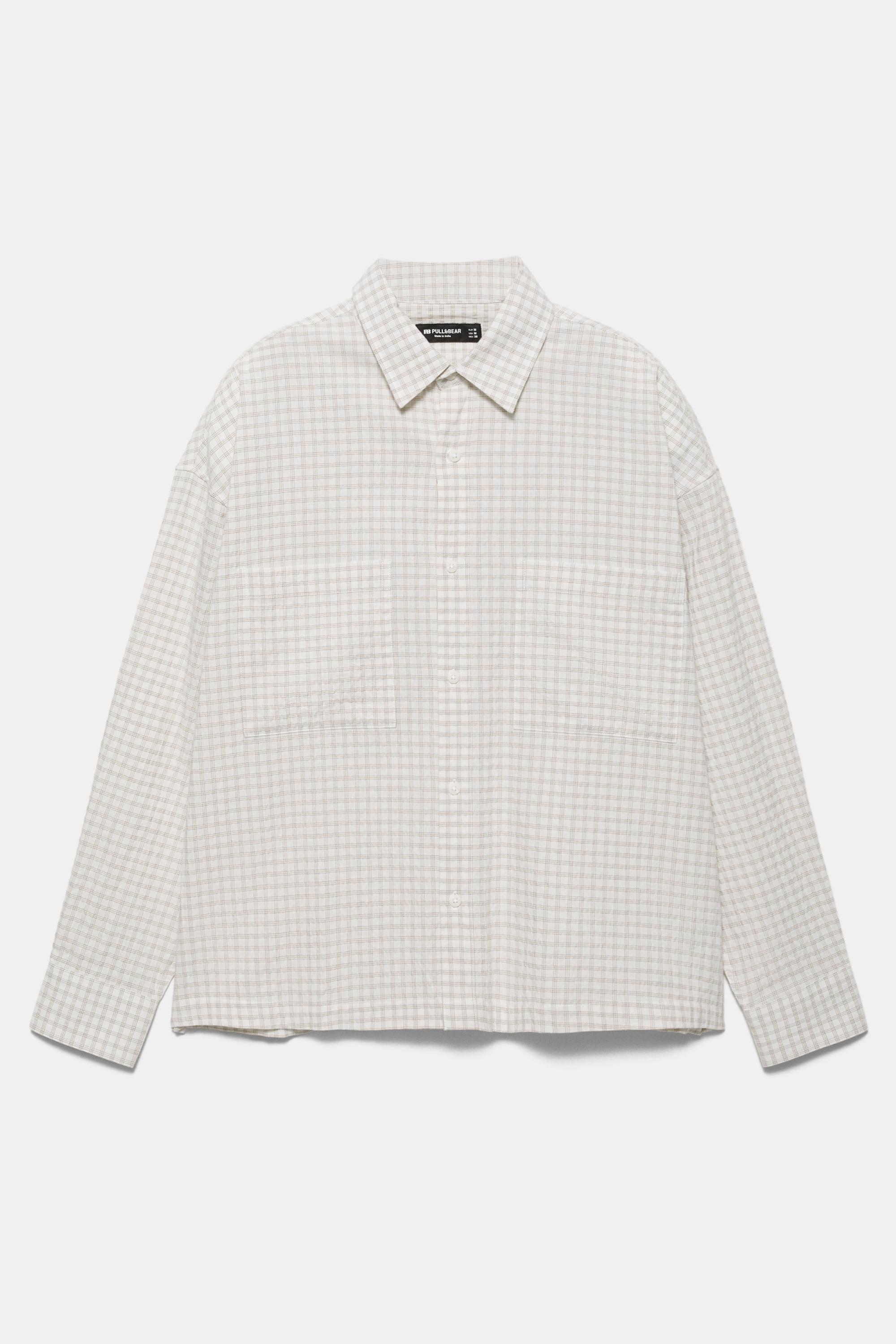 Cepli uzun kollu gömlek