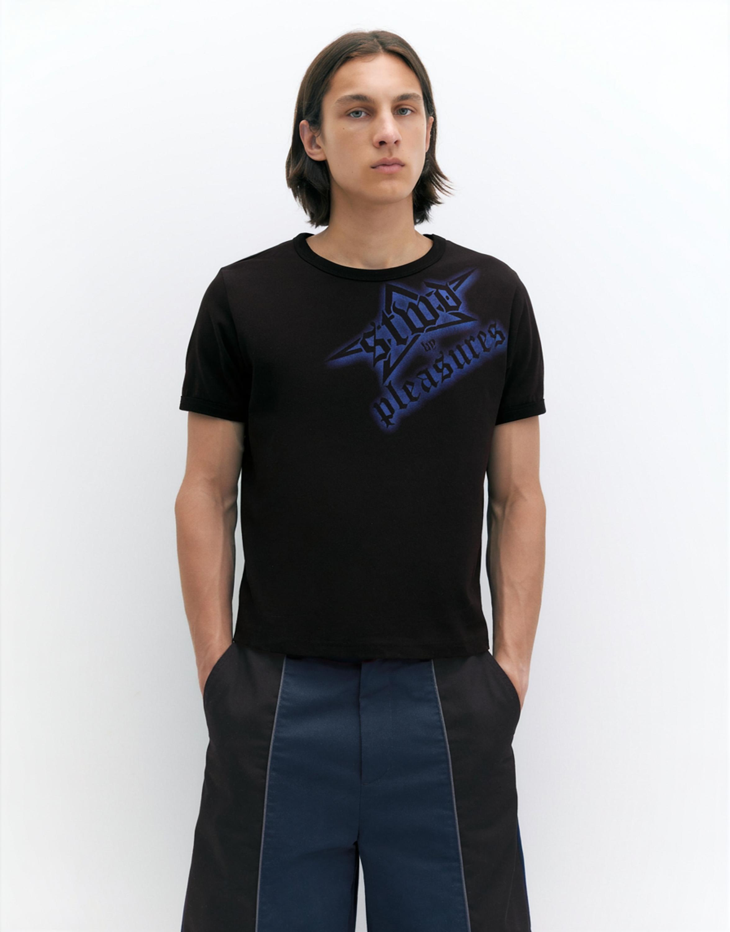 Pleasures x STWD T-shirt — Black