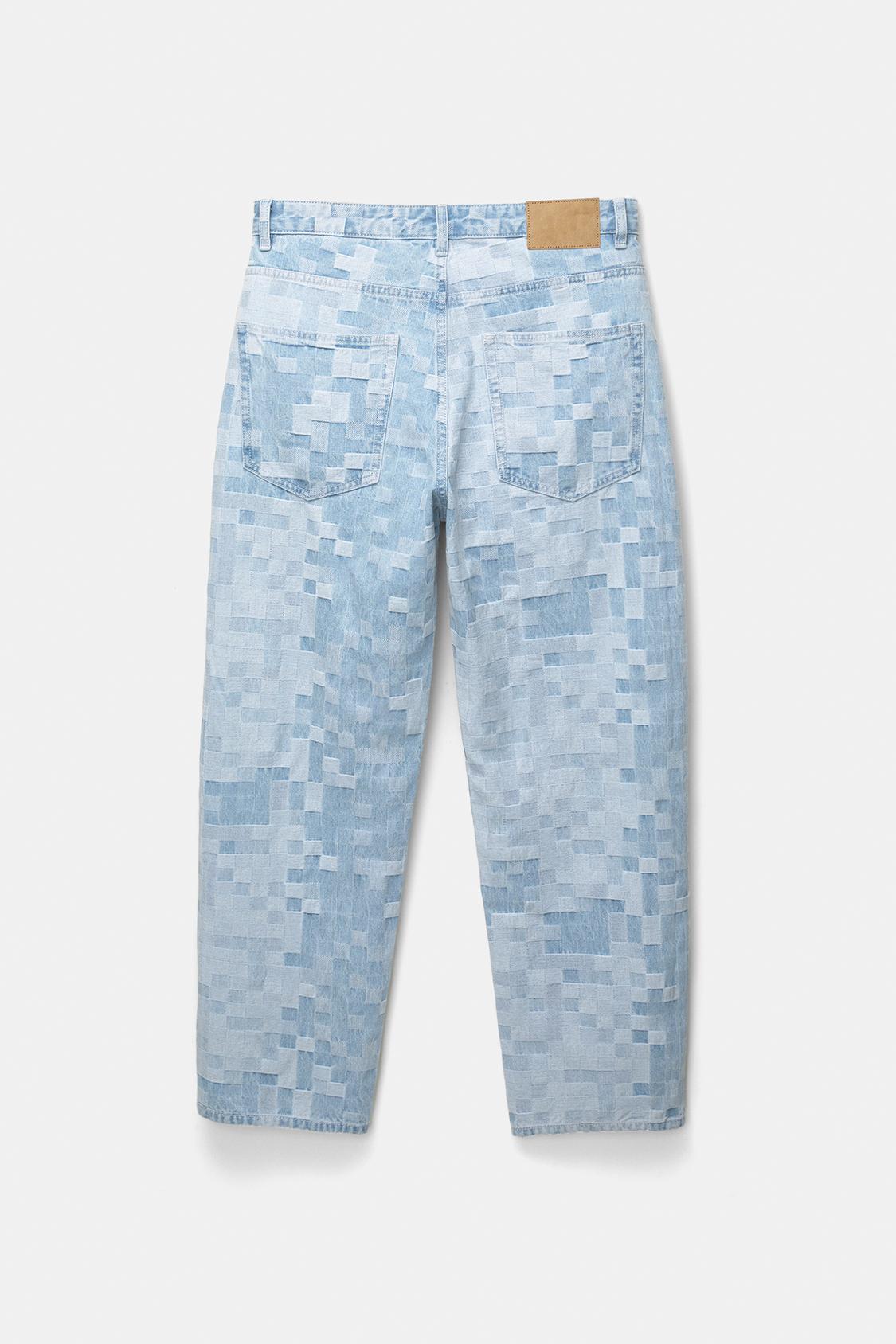 STWD check baggy jeans pull&bear