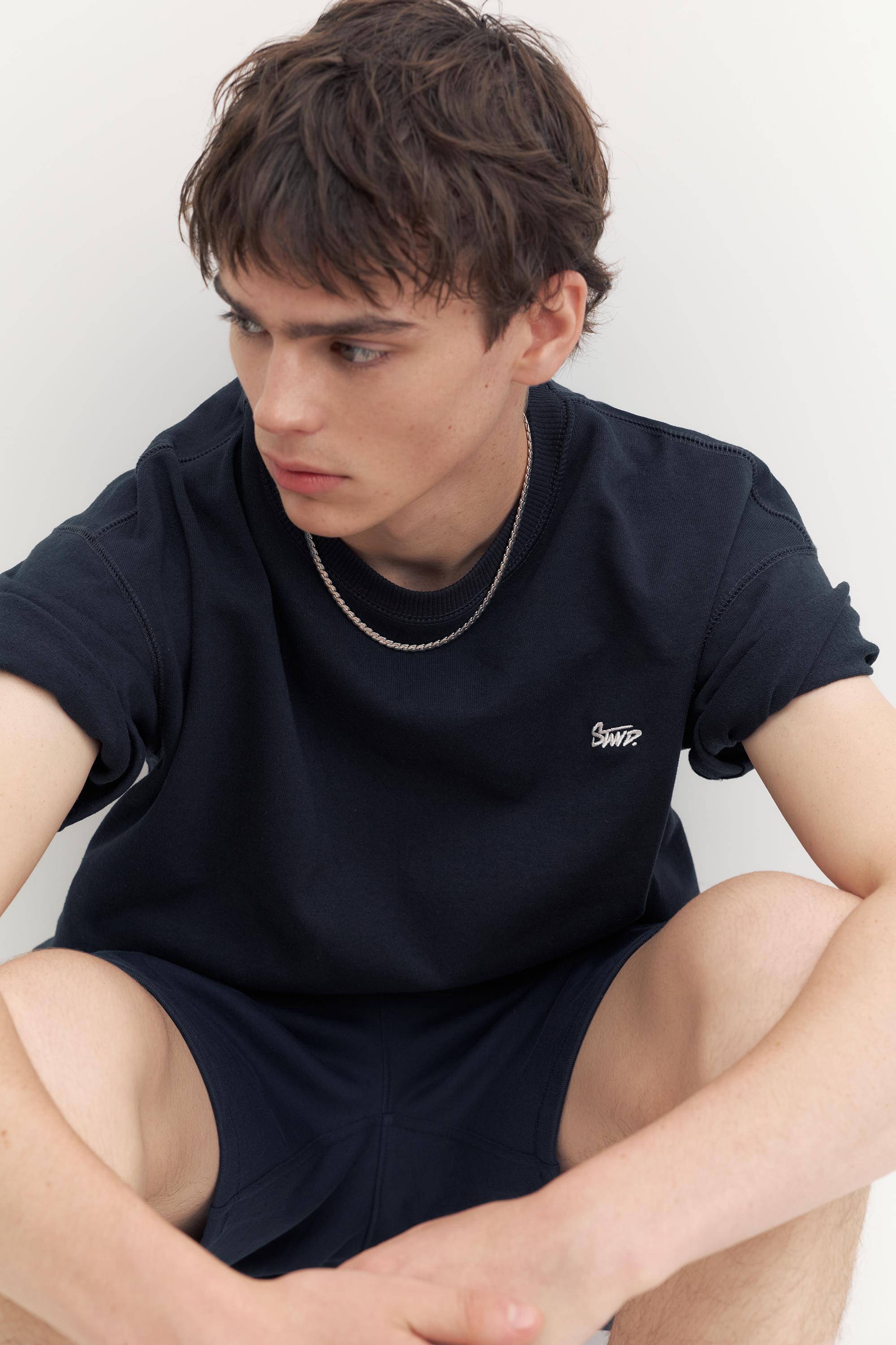 Short sleeve STWD sweatshirt — Blue