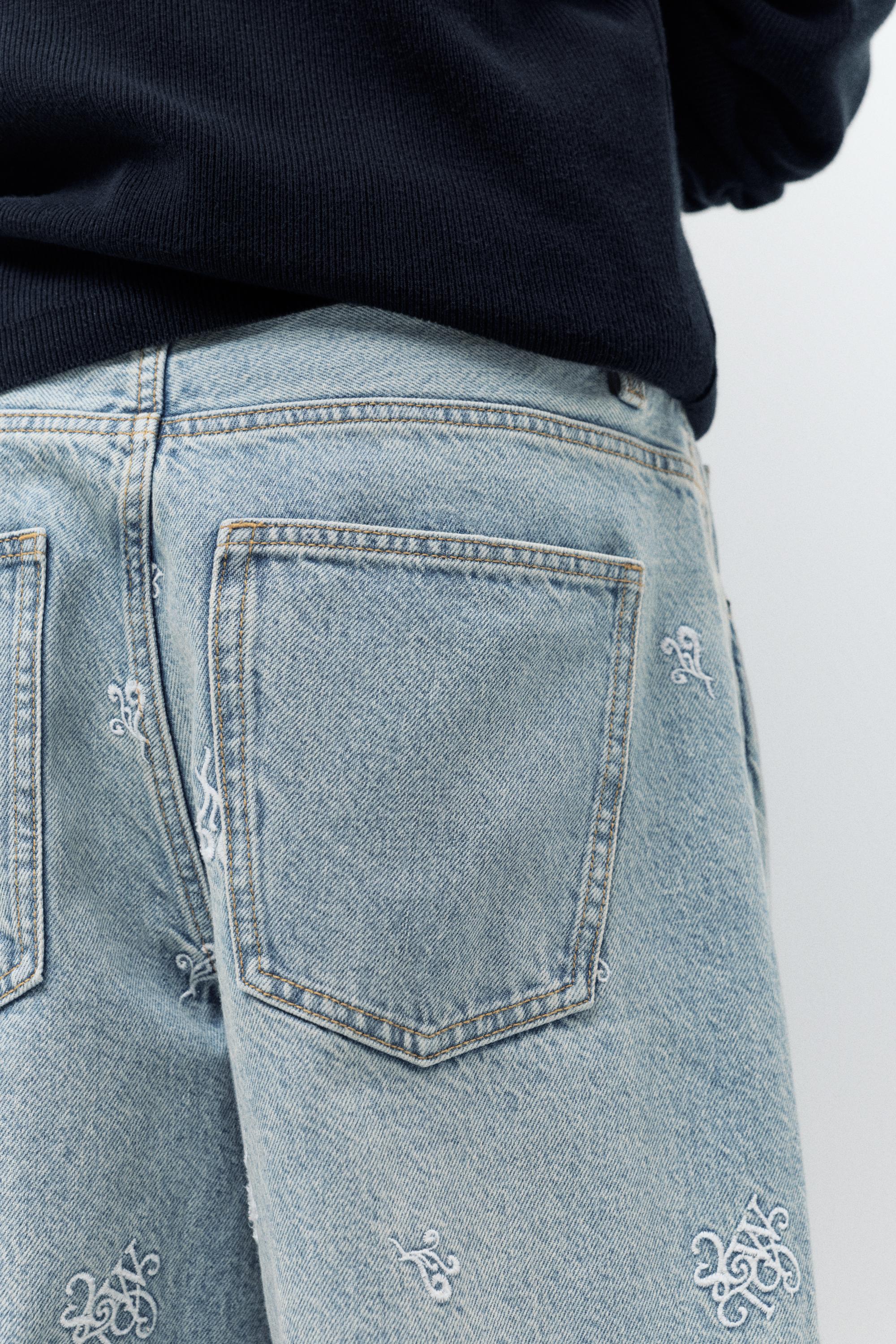 STWD Nakışlı Baggy Jean - Görsel 10