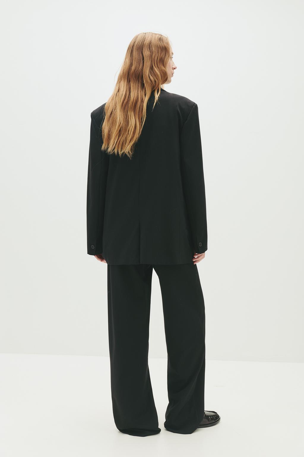 Blazer doppiopetto con bottone PULL&BEAR