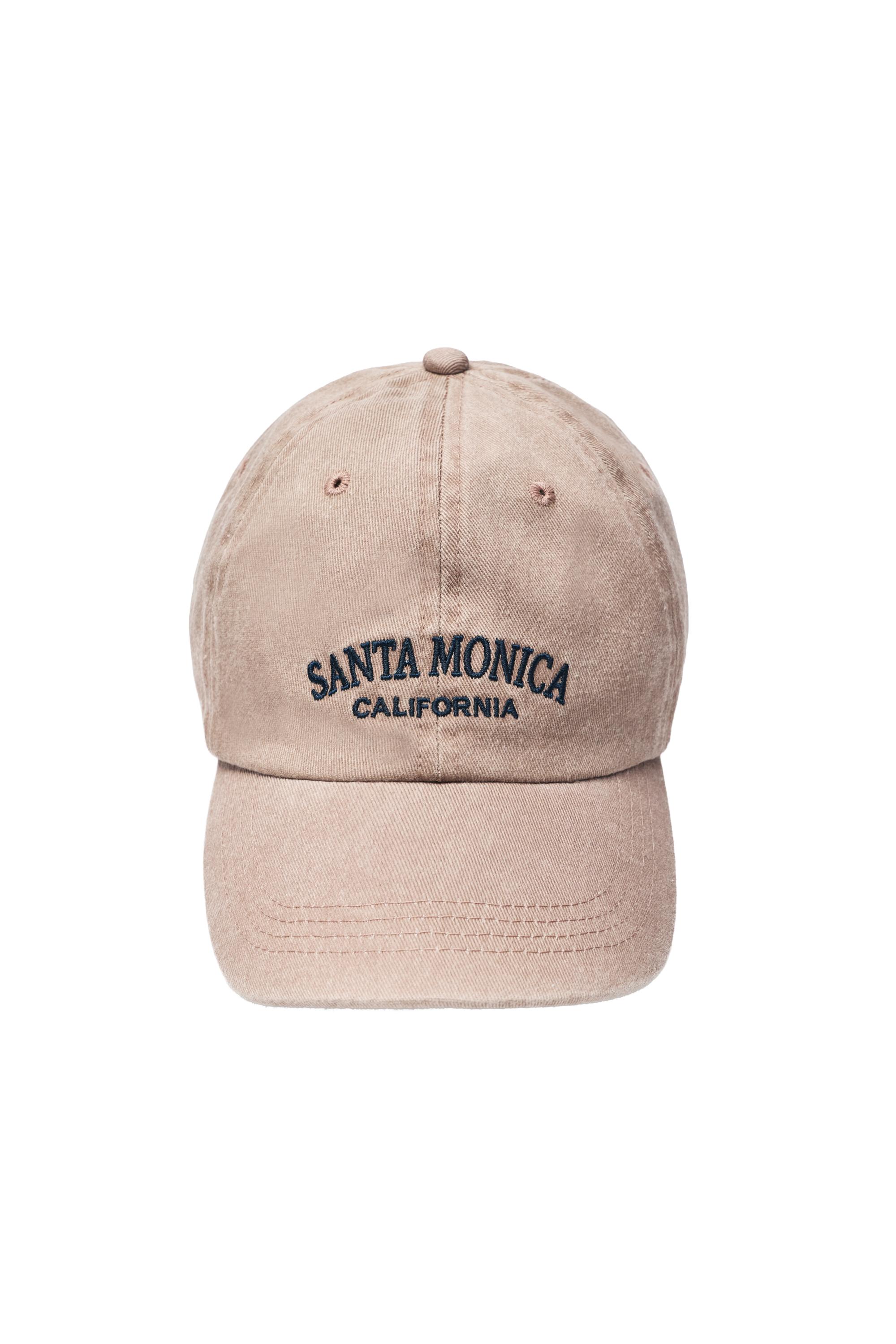 Pull&Bear Santa Monica grafik şapka görsel 5