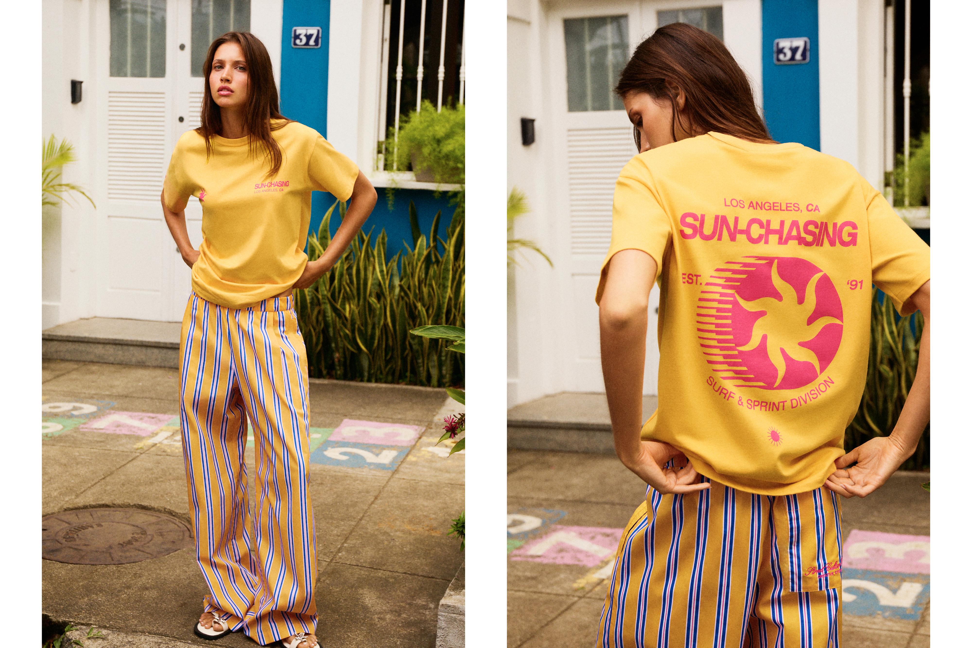 Güneş grafik baskılı t-shirt - Görsel 18