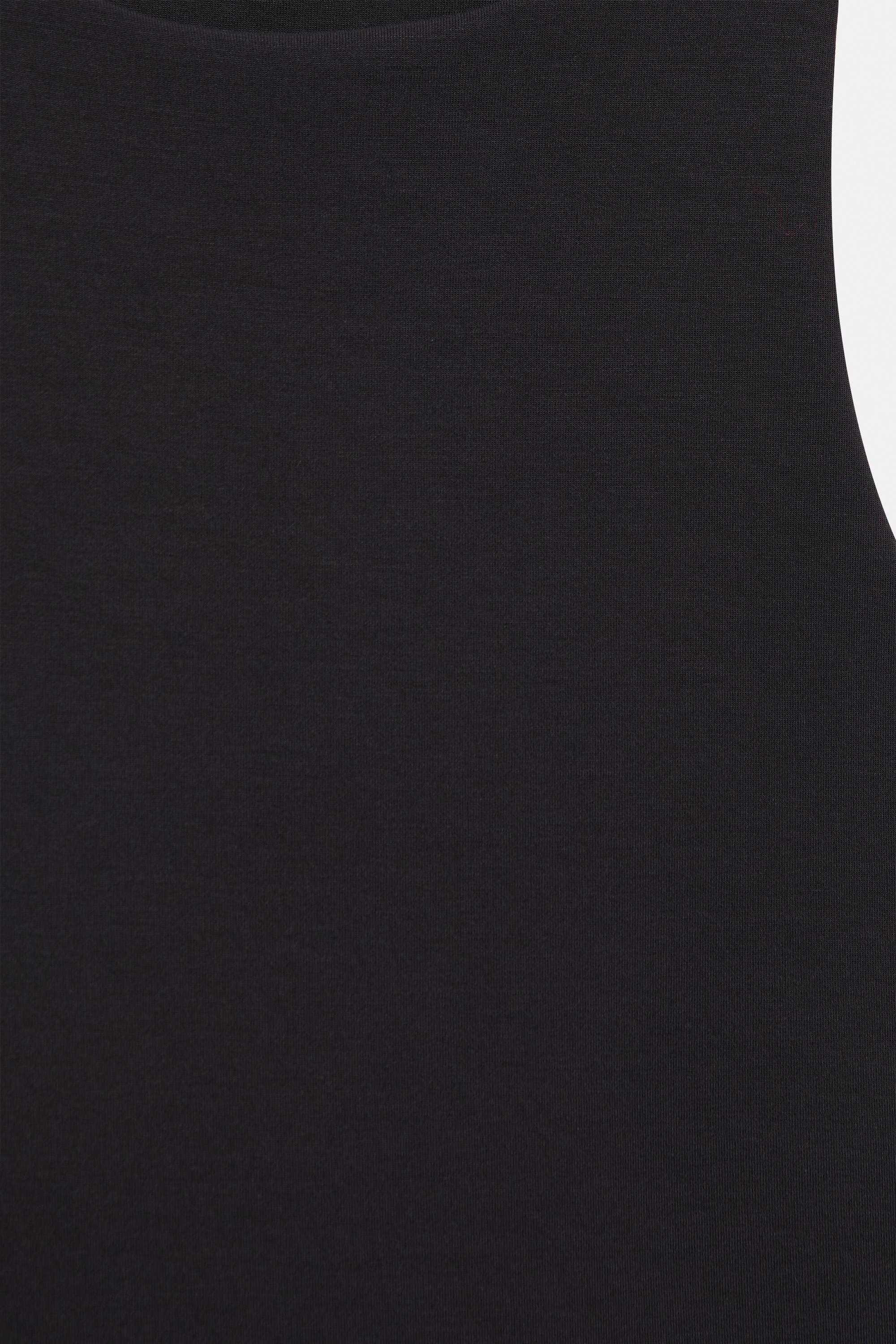 Soft-touch tank top — Black