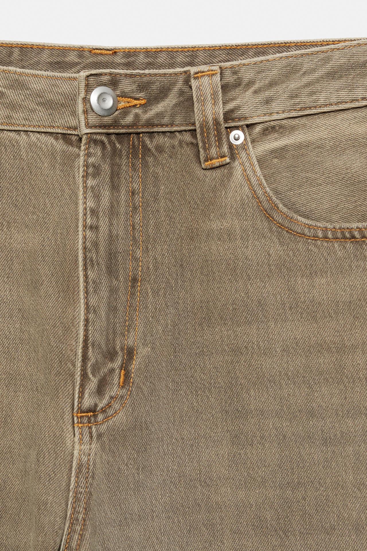Baggy balloon jeans — Tobacco brown