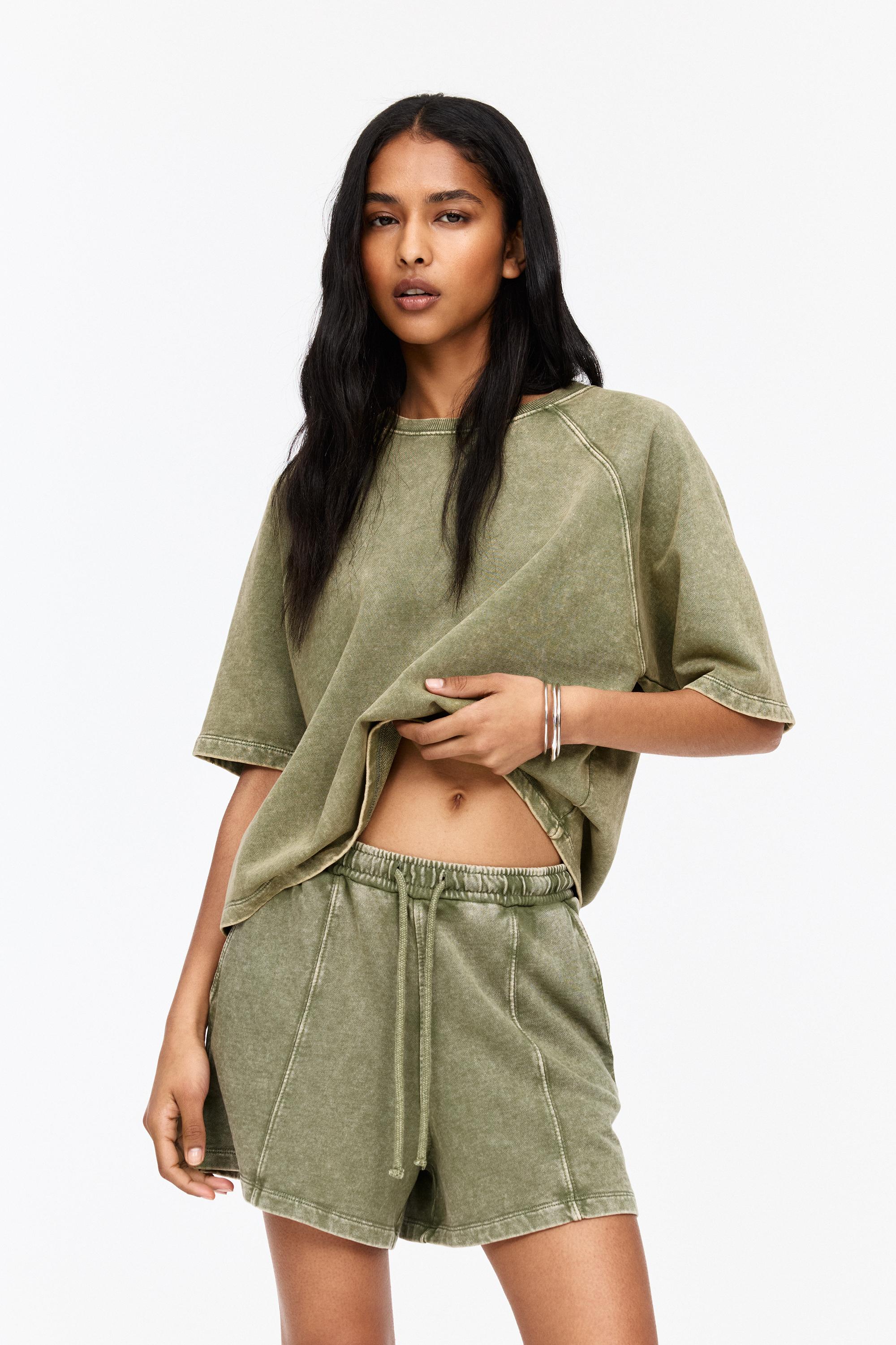 Trainingsshorts Mit Ziernaht