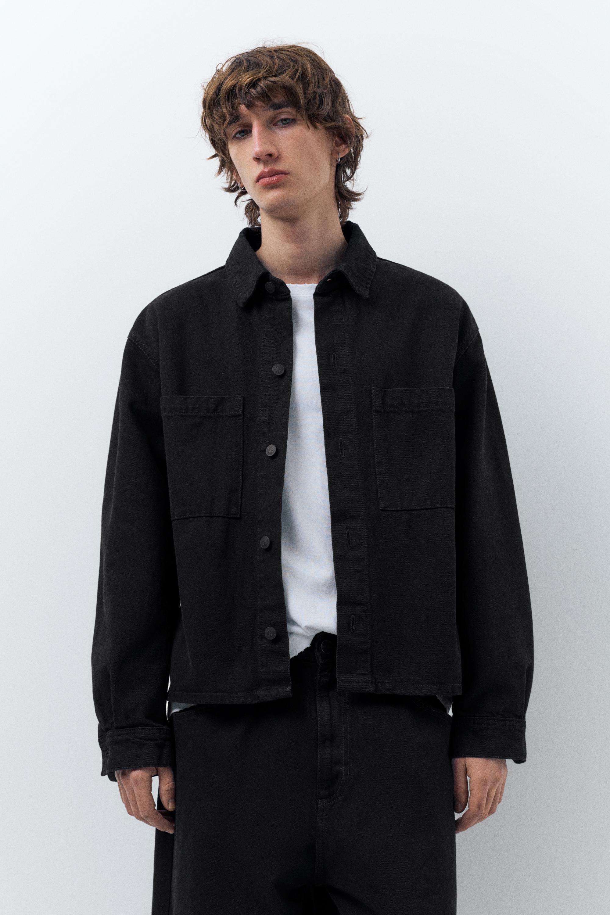 Giacca Camicia Di Jeans