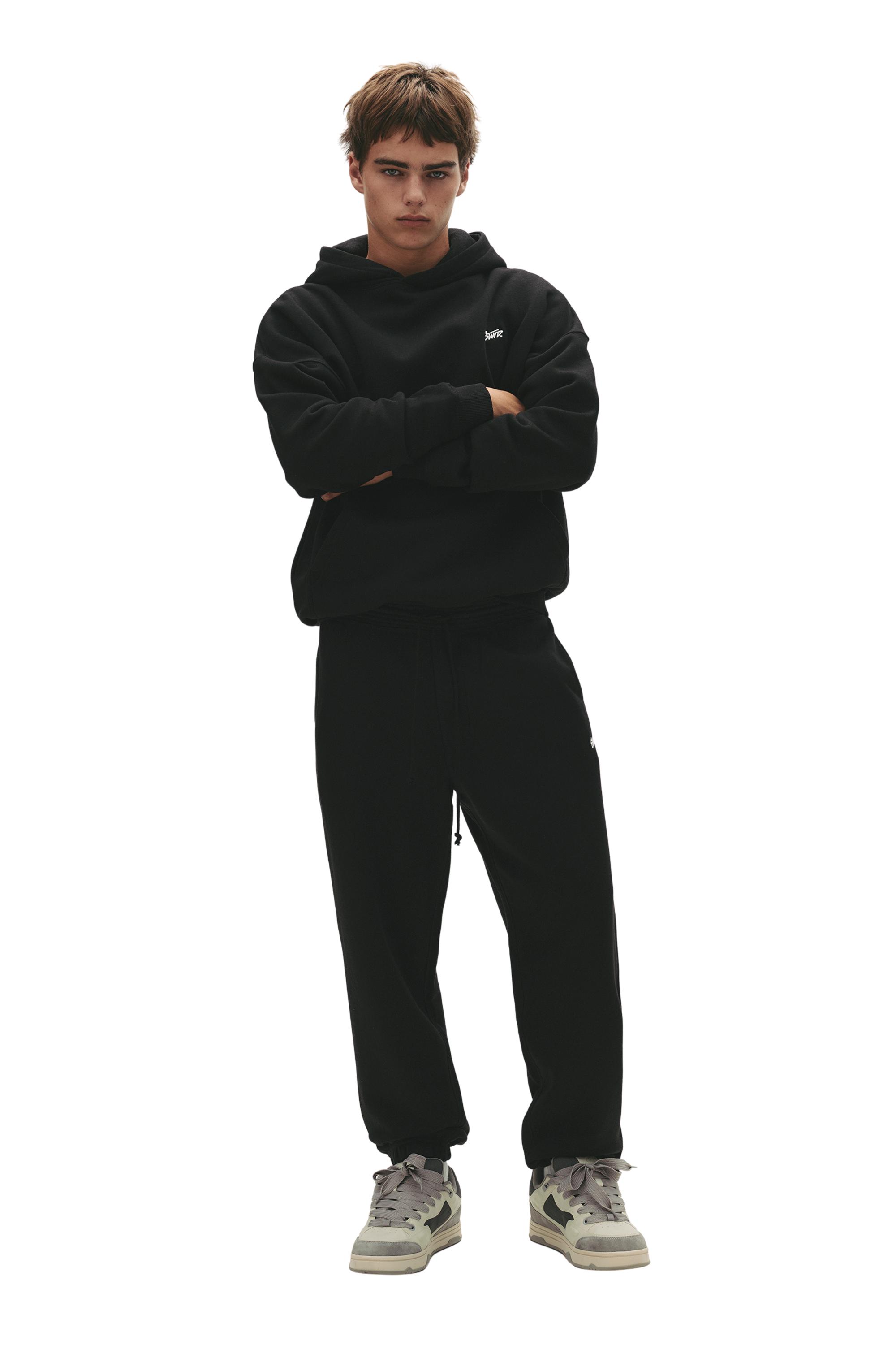 STWD tracksuit bottoms — Black