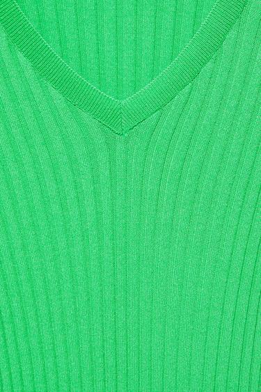 Green ribbed jumper — Green 6