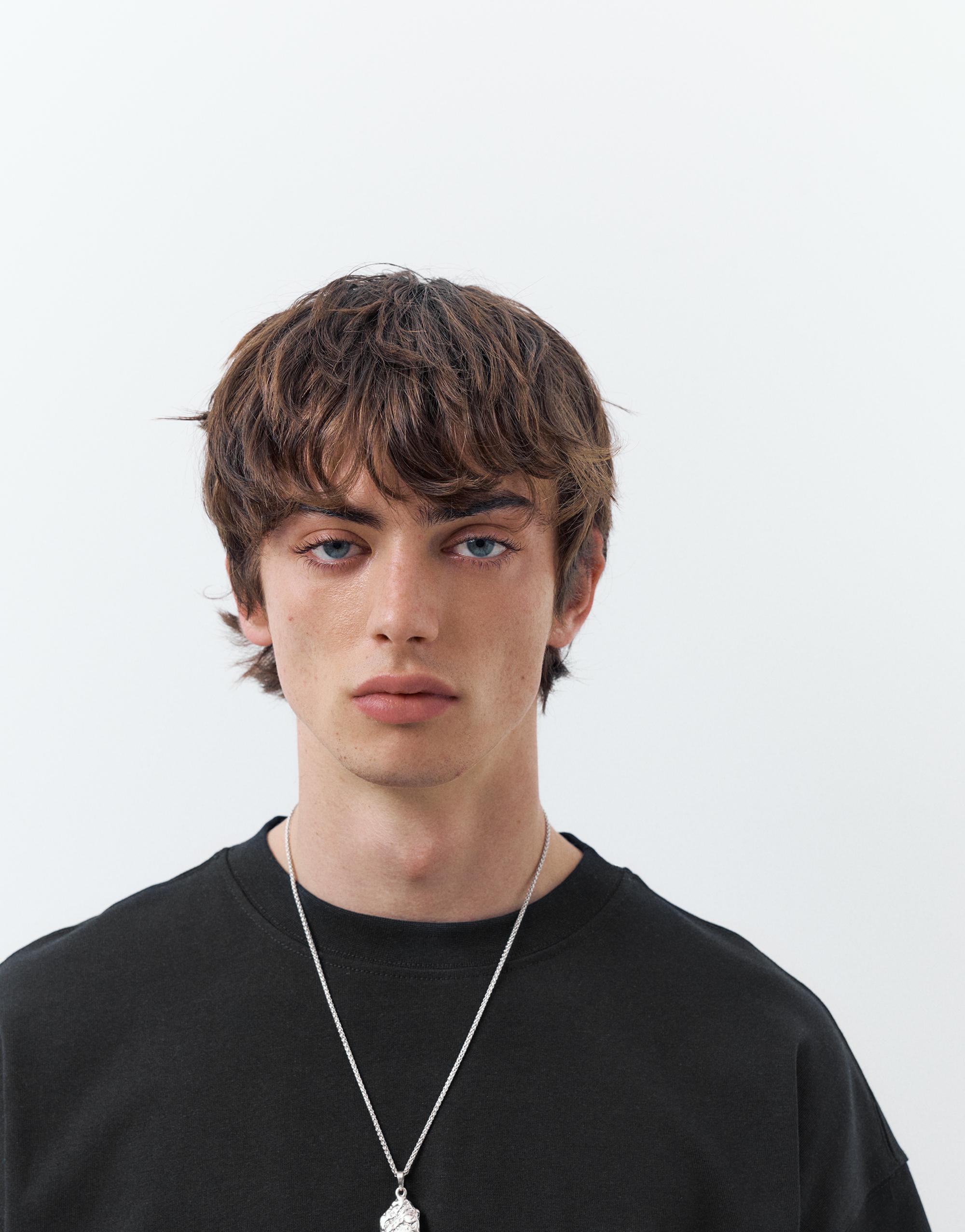 STWD logo boxy T-shirt — Black