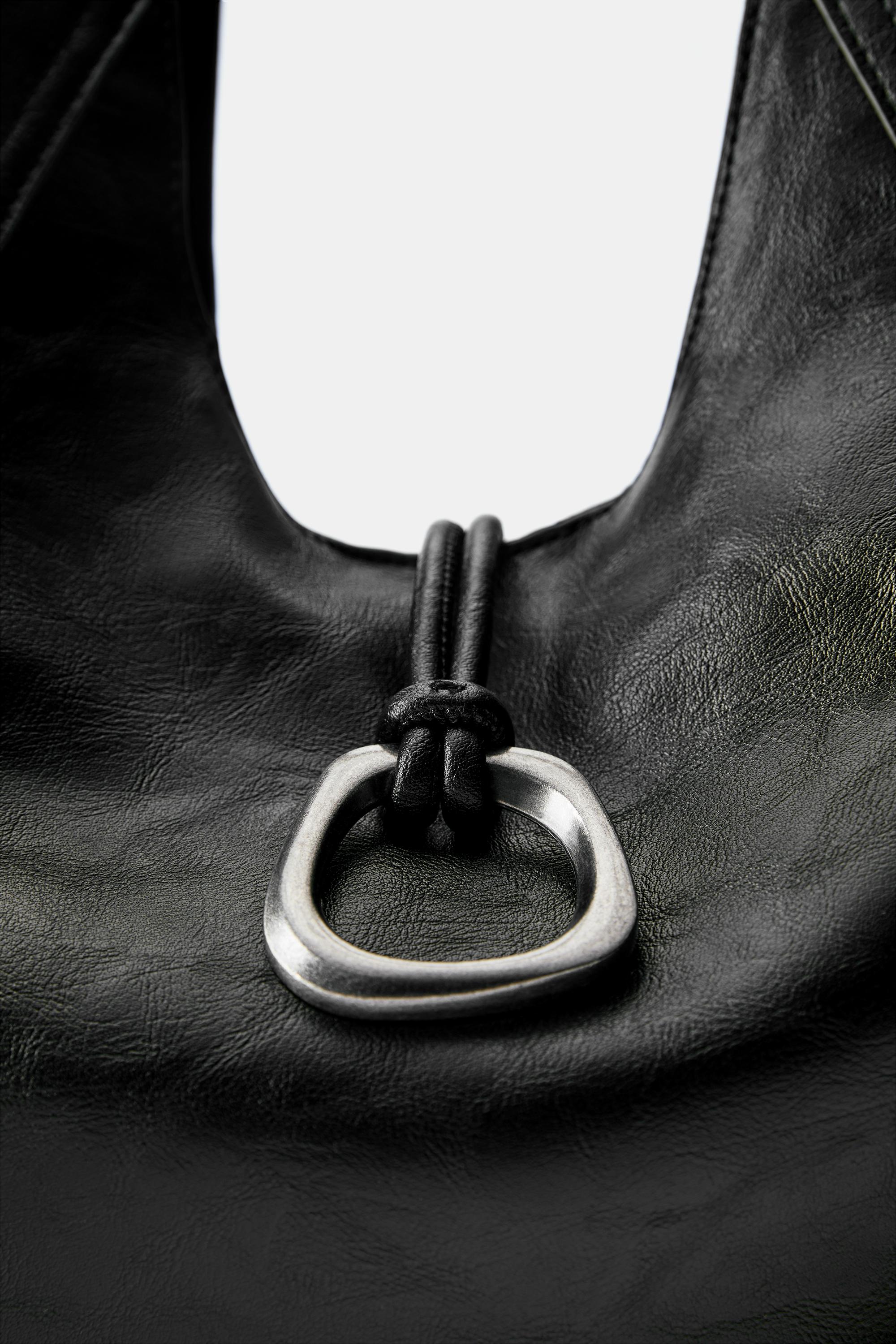 Ring tote bag — Black