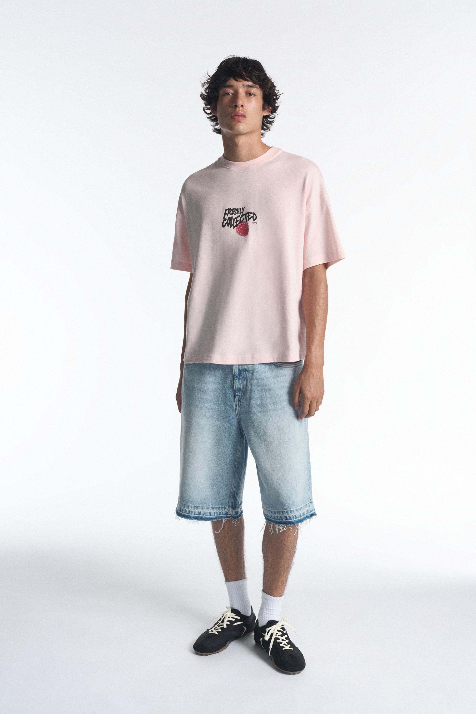 STWD graphic T-shirt — Pastel pink