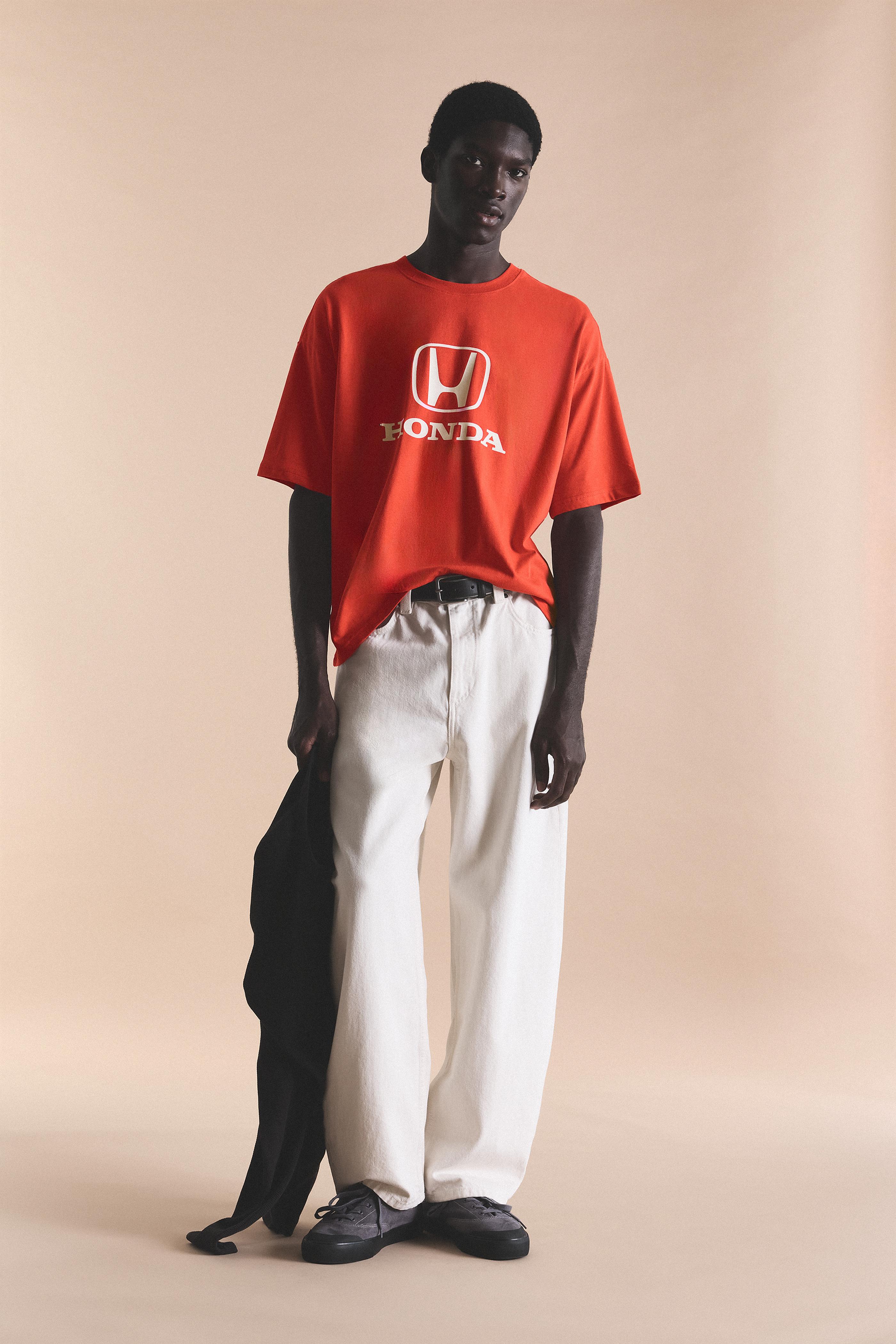 Relaxed fit Honda logo T-shirt — Red
