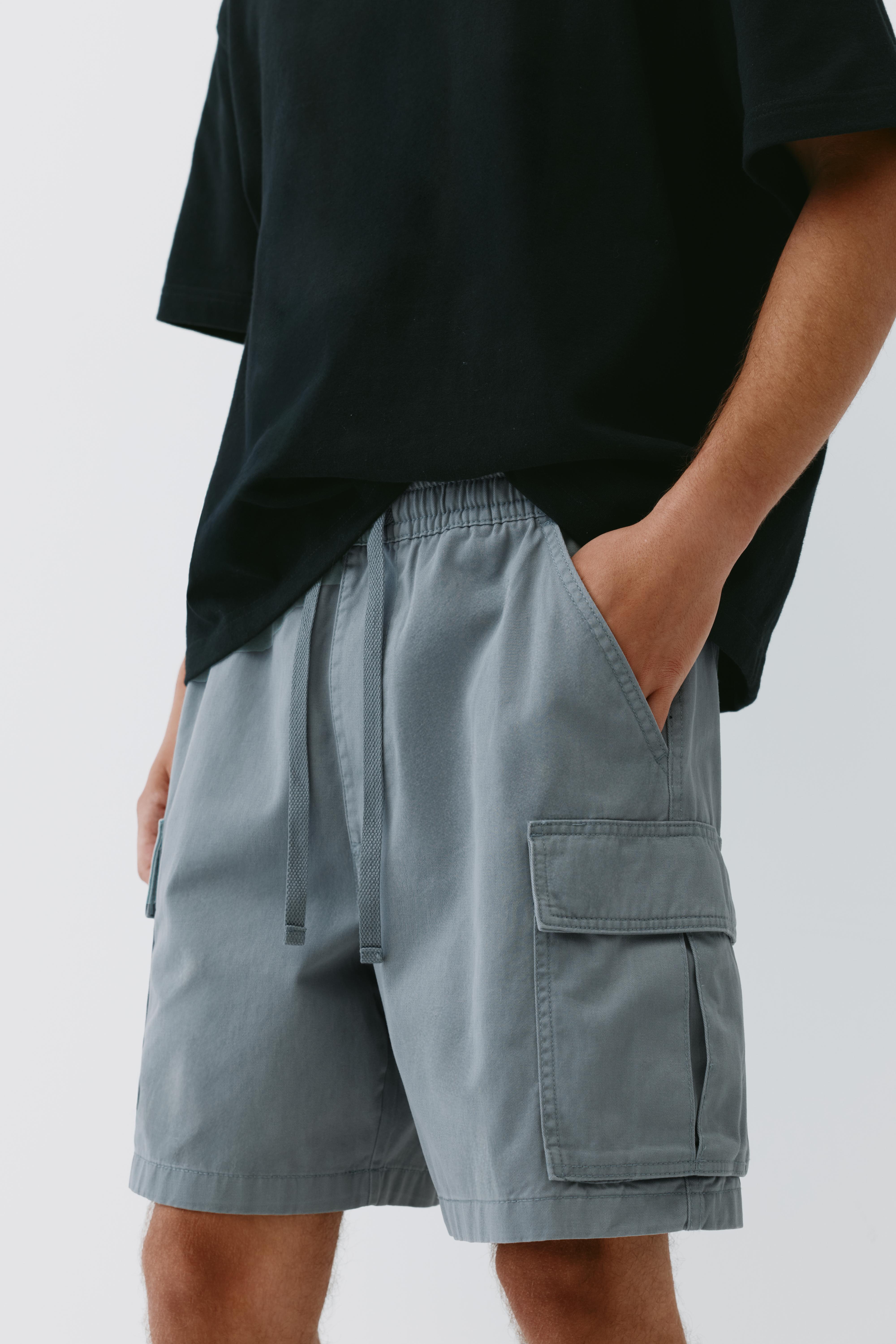 Cargo Bermuda shorts — Grey