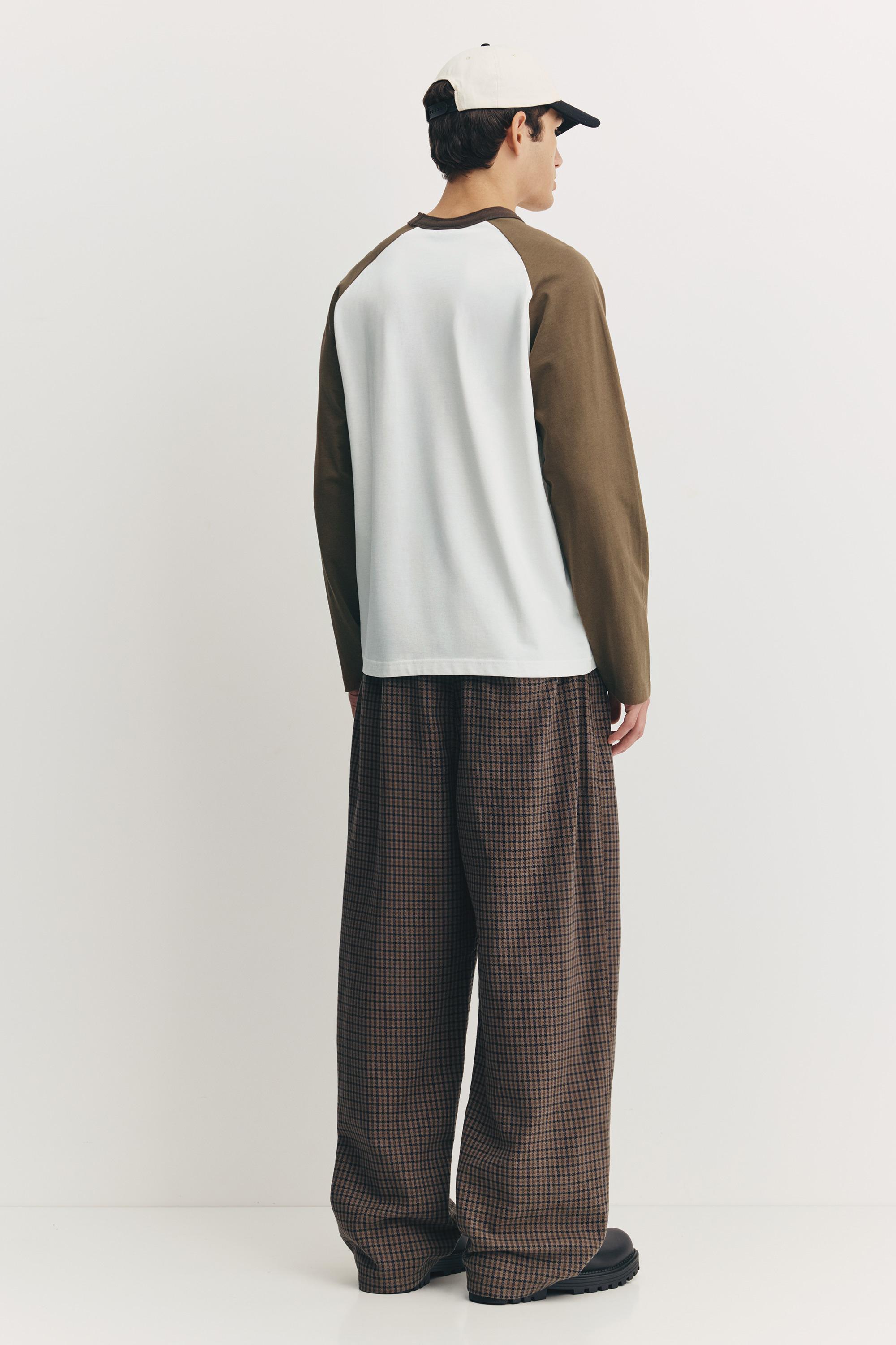 Reglan kol uzun kollu t-shirt - Görsel 7