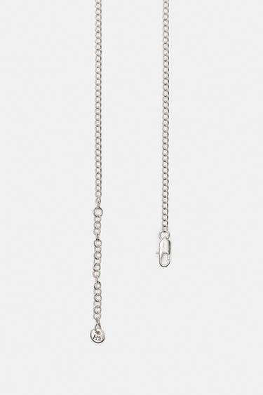 Fish drop necklace — Silver 4