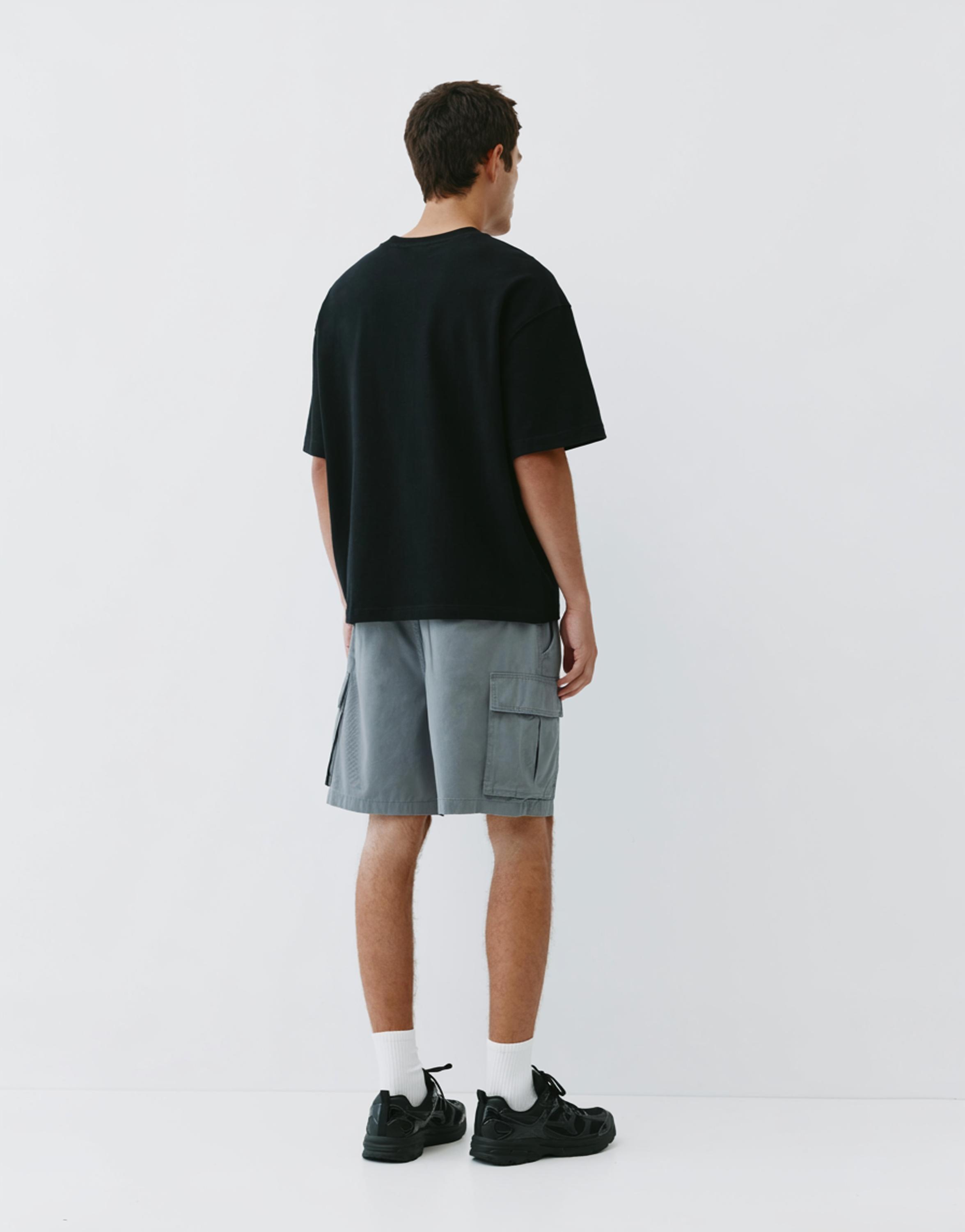 Cargo Bermuda shorts — Grey