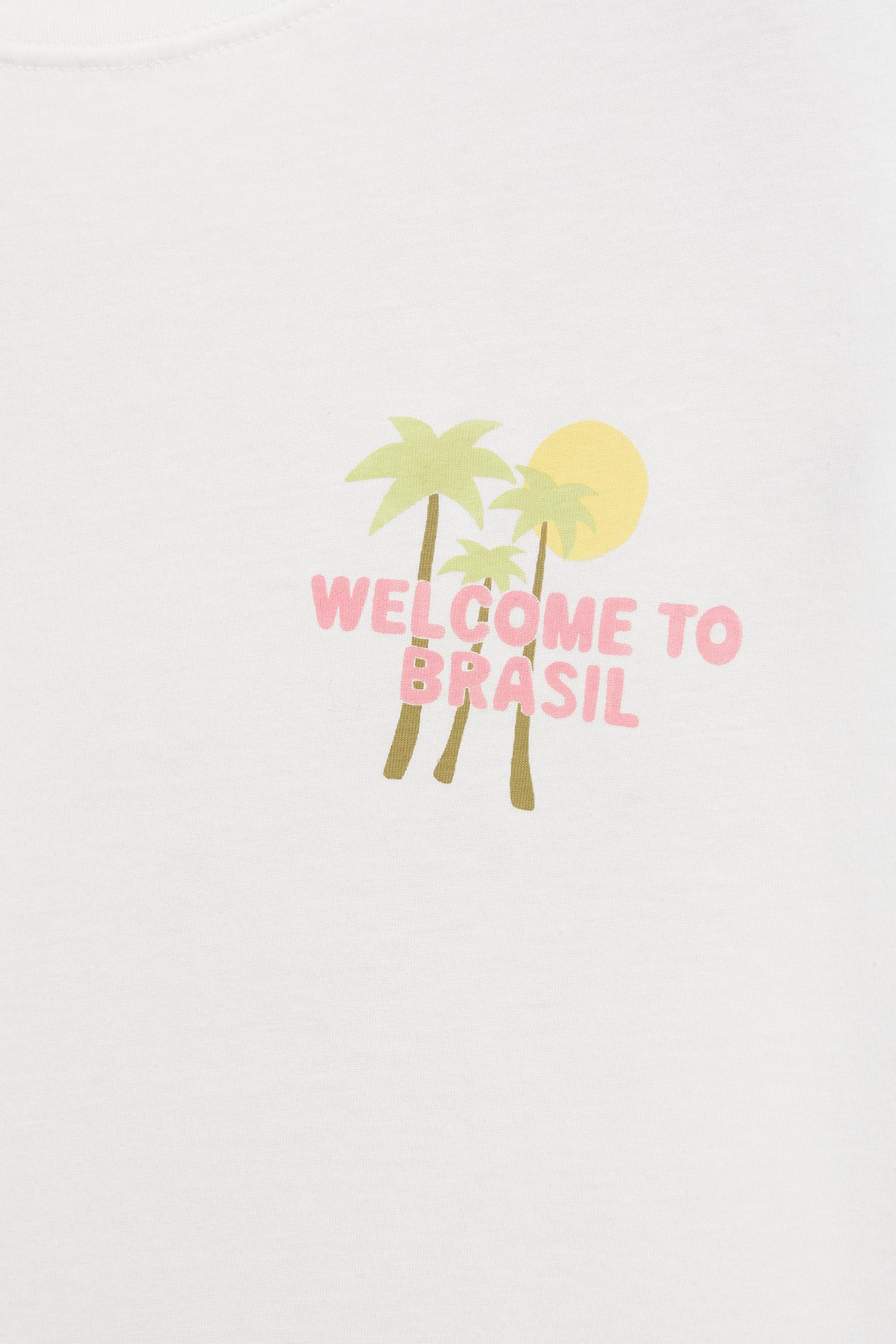 Brazil graphic T-shirt — Ice