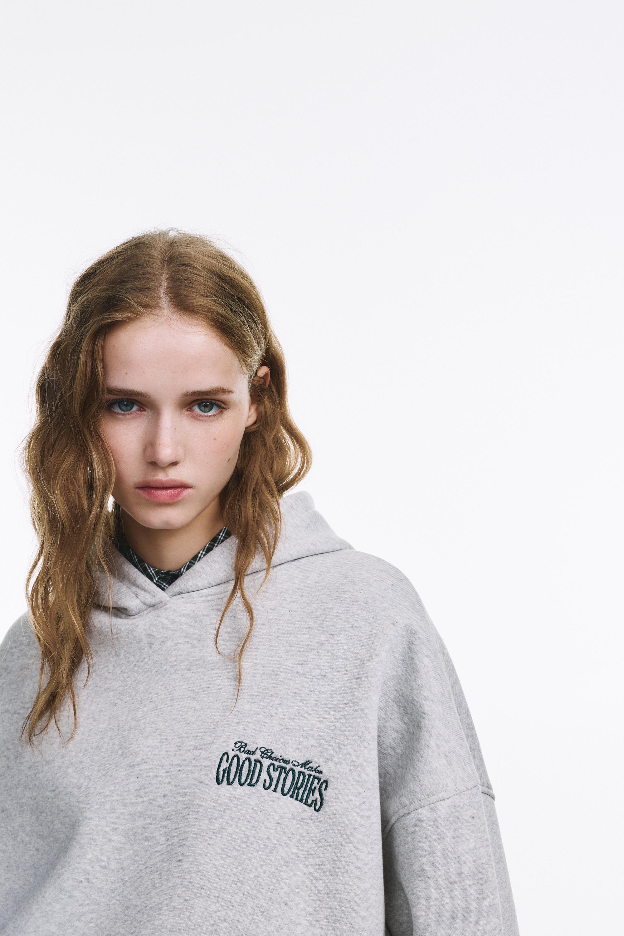 Good Stories kapüşonlu sweatshirt - Görsel 8