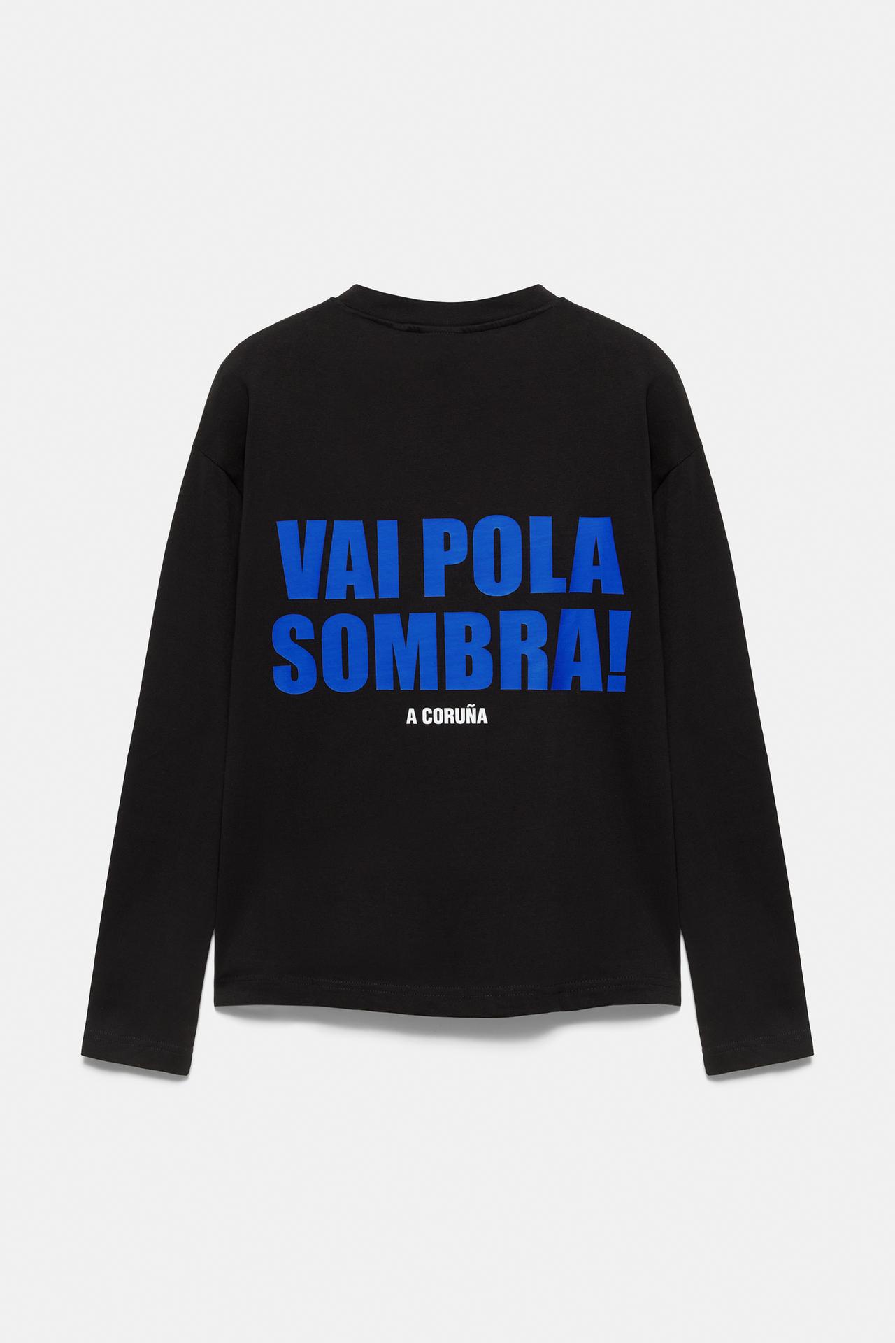 The Corner slogan T-shirt — Black