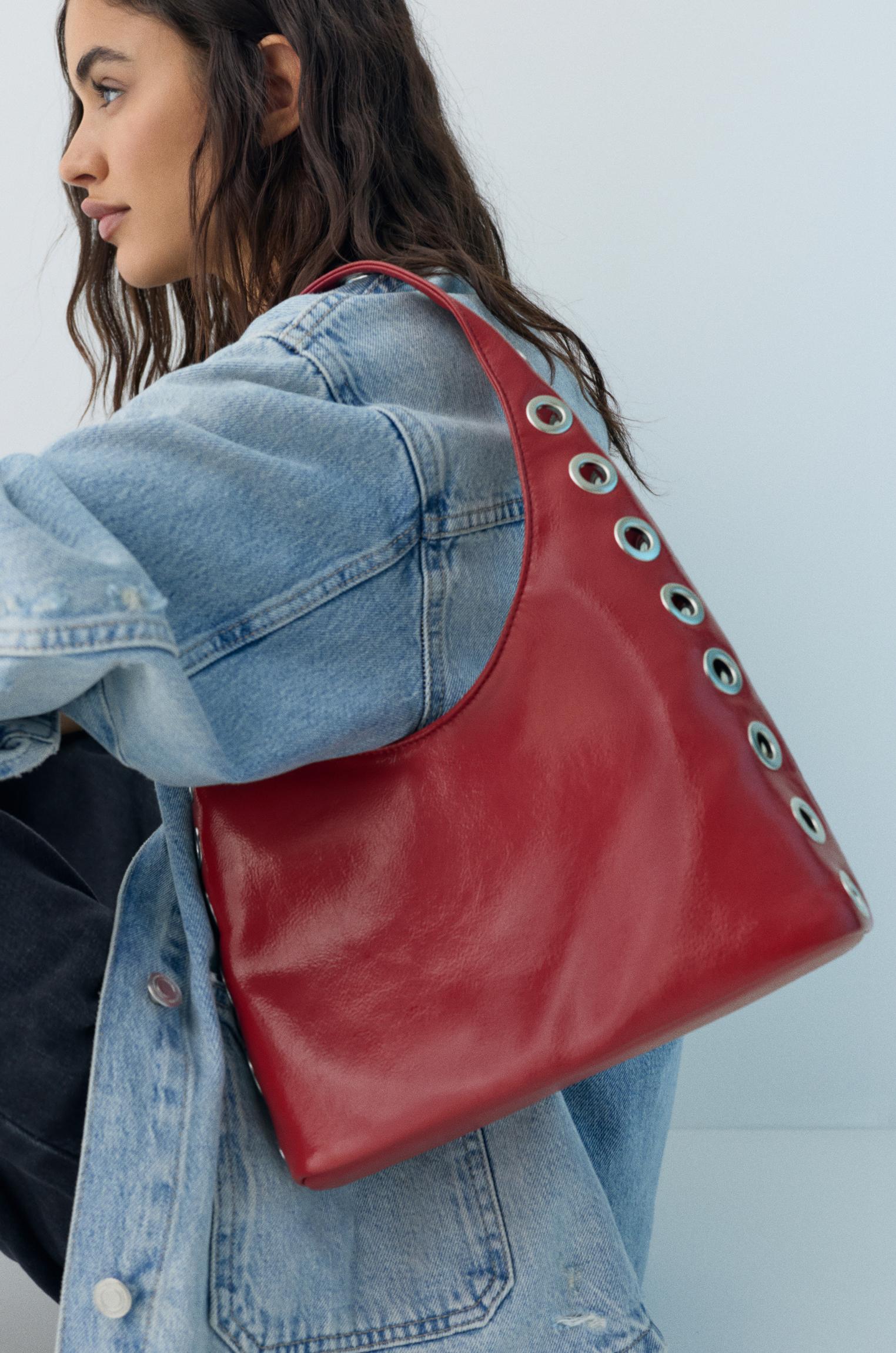 Shoulder bag with studs | Pull&Bear United States